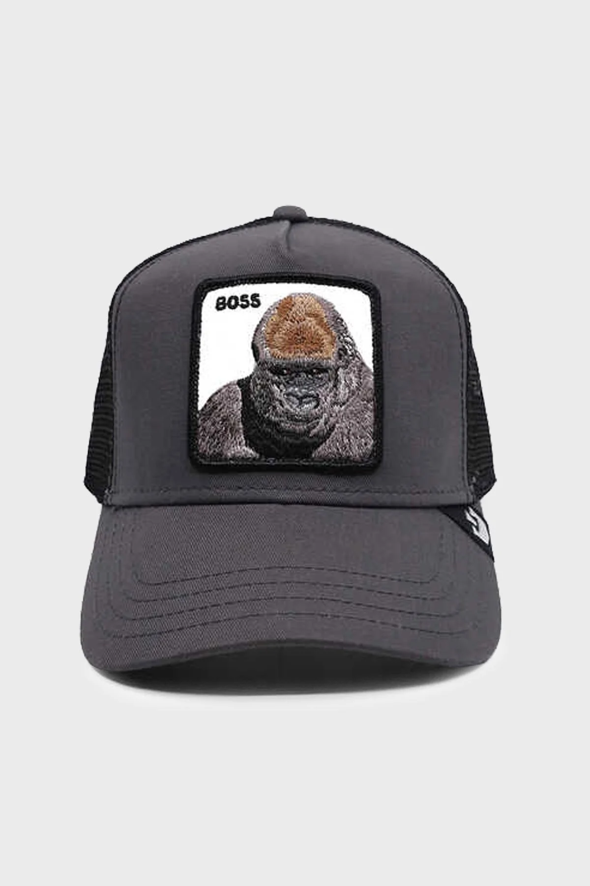 Goorin Bros Primal Pamuklu File Detaylı Animal Desenli Unisex Şapka 1010202 GRİ - 1