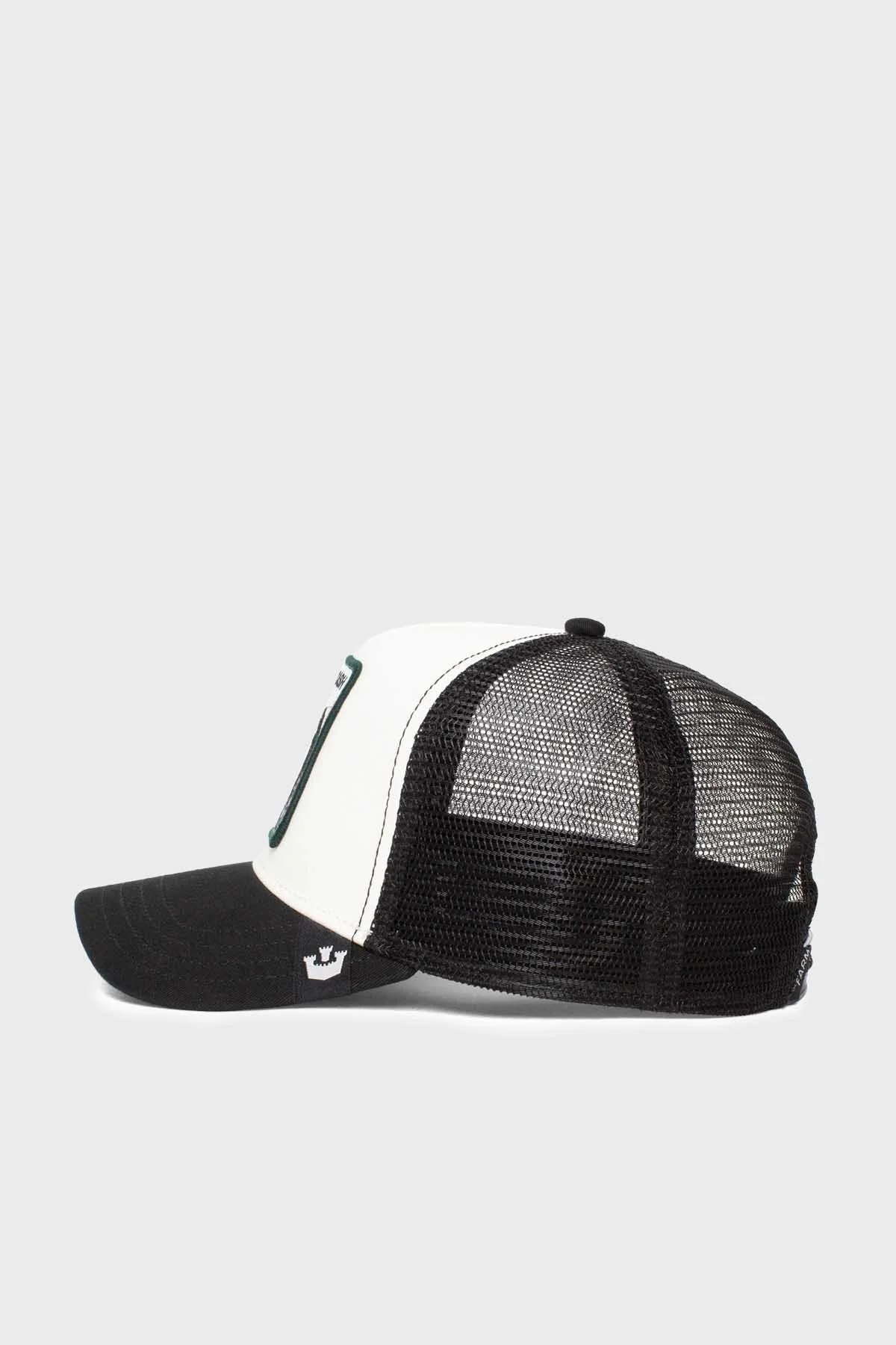 Goorin Bros The Cash Cow Pamuklu File Detaylı Animal Desenli Unisex Şapka 1010383 SİYAH-BEYAZ - 8