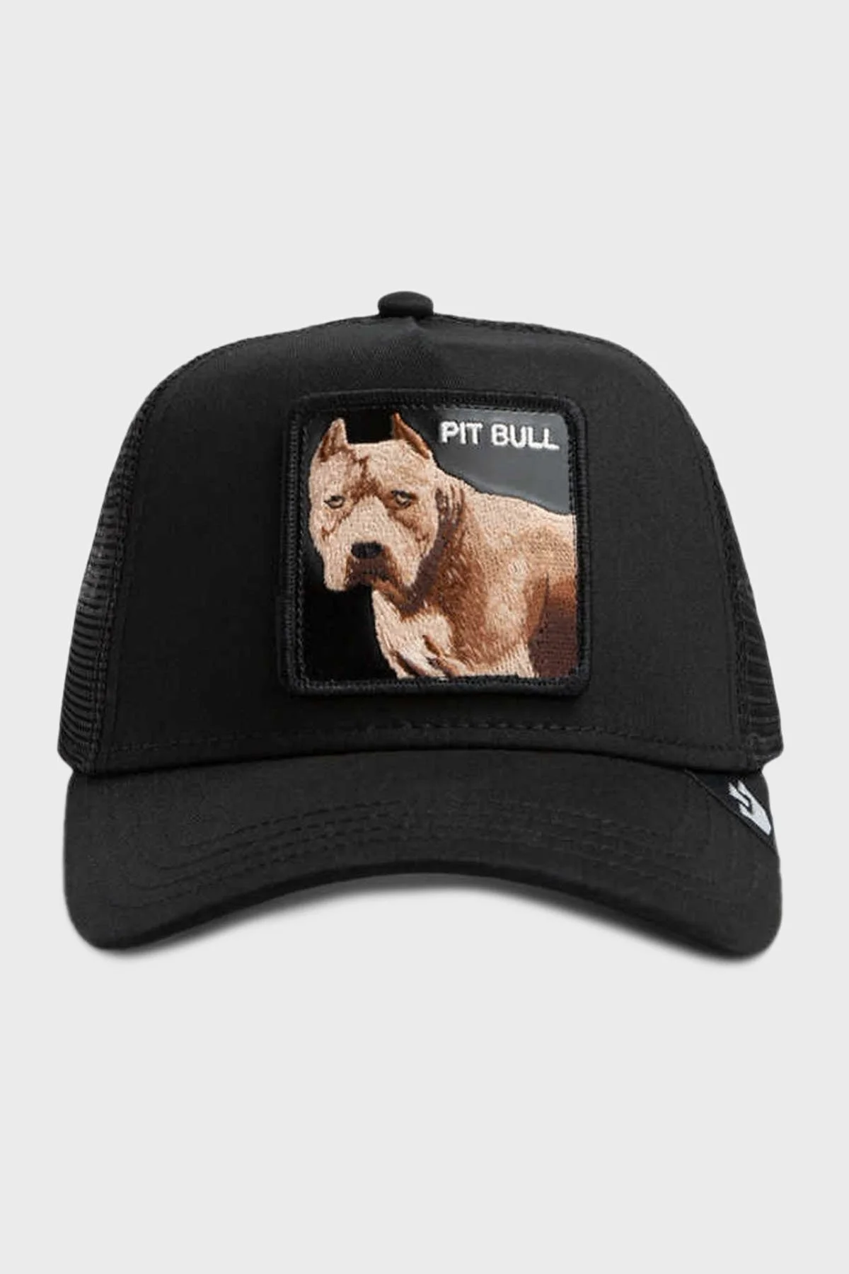 Goorin Bros The Dog Pitbull Animal Figürlü File Detaylı Unisex Şapka 1011676 SİYAH - 1
