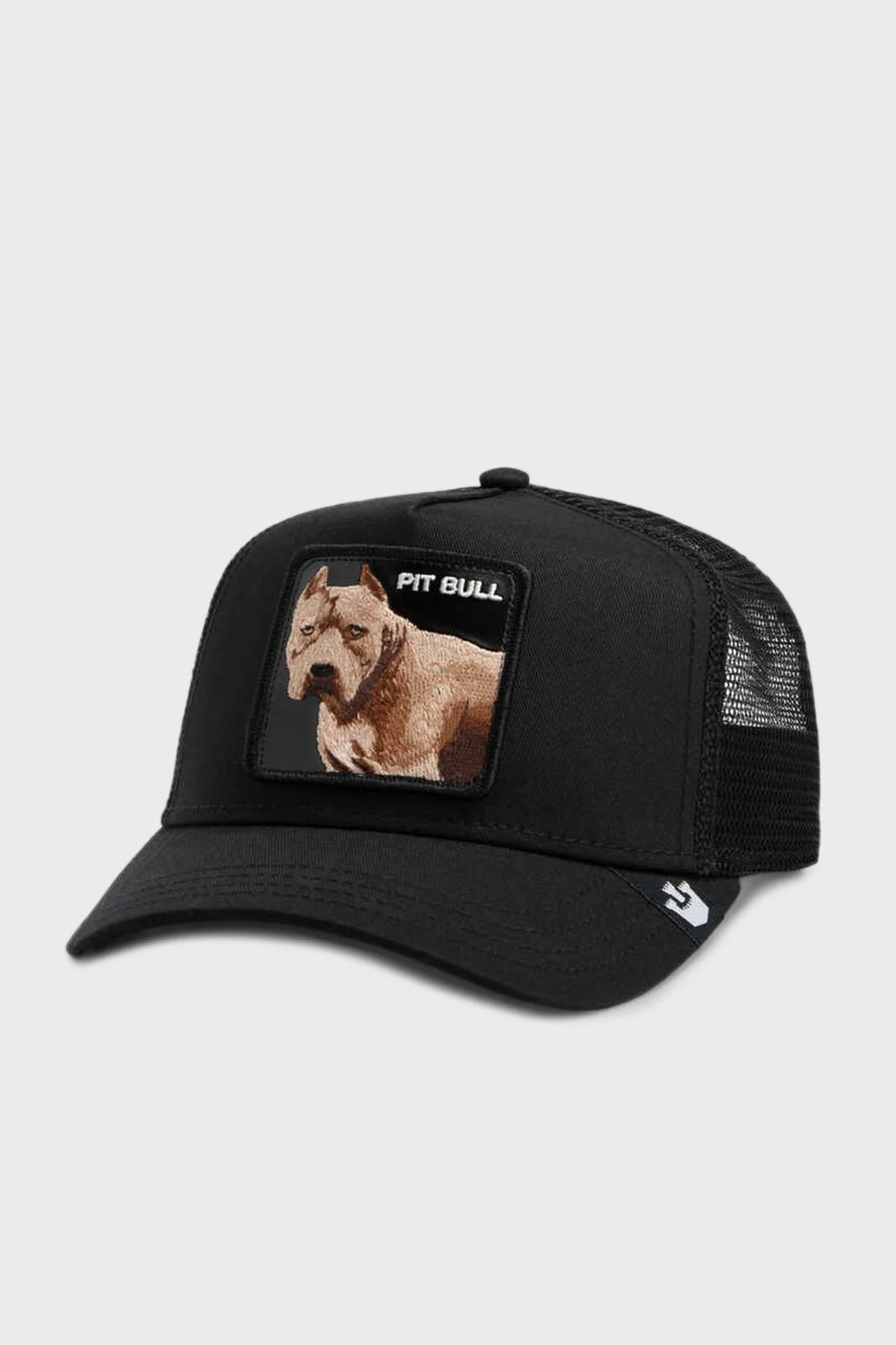Goorin Bros The Dog Pitbull Animal Figürlü File Detaylı Unisex Şapka 1011676 SİYAH - 2