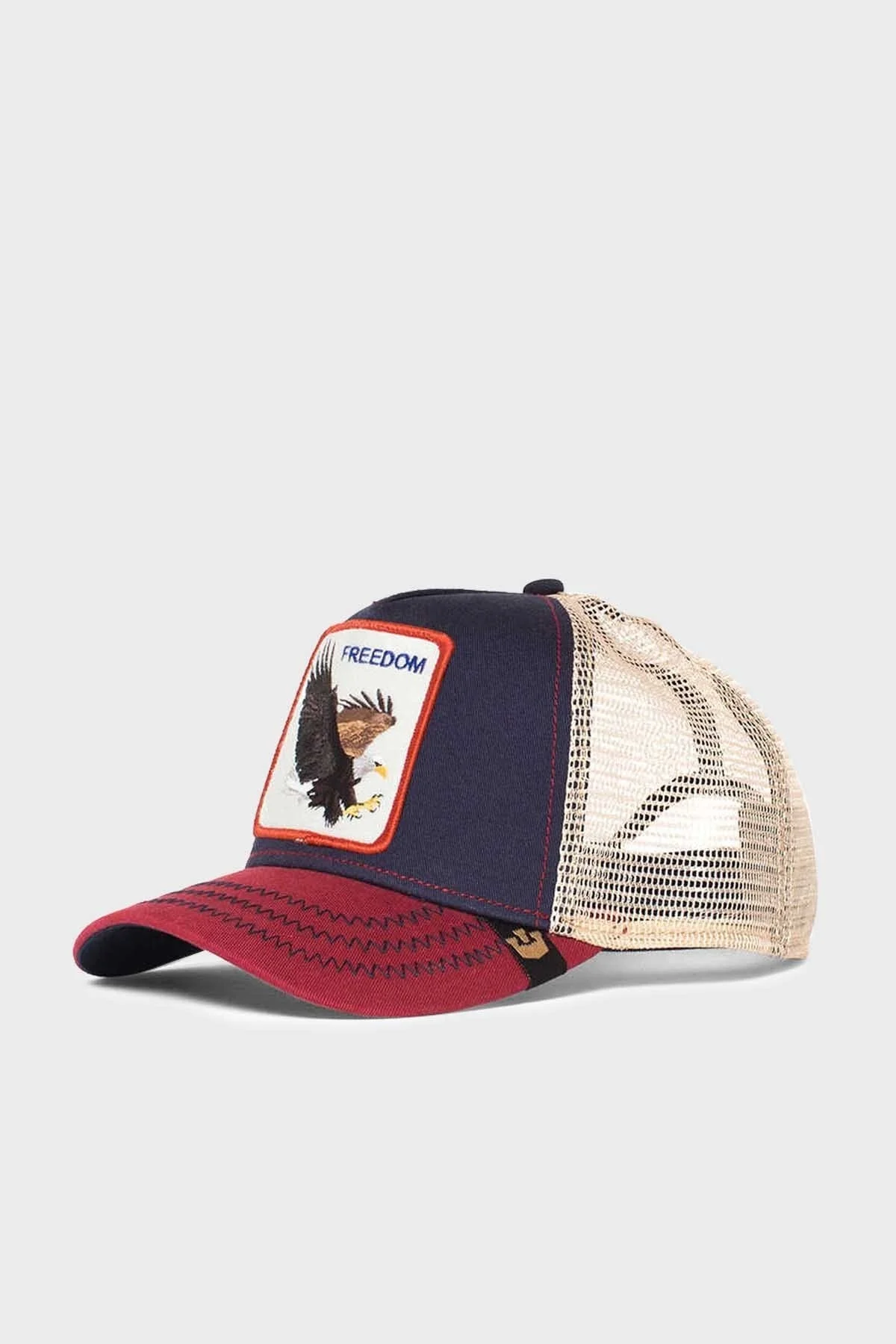 Goorin Bros 101-0384 The Freedom Eagle File Detaylı Animal Desenli Unisex Şapka 1010384 İNDİGO - 2