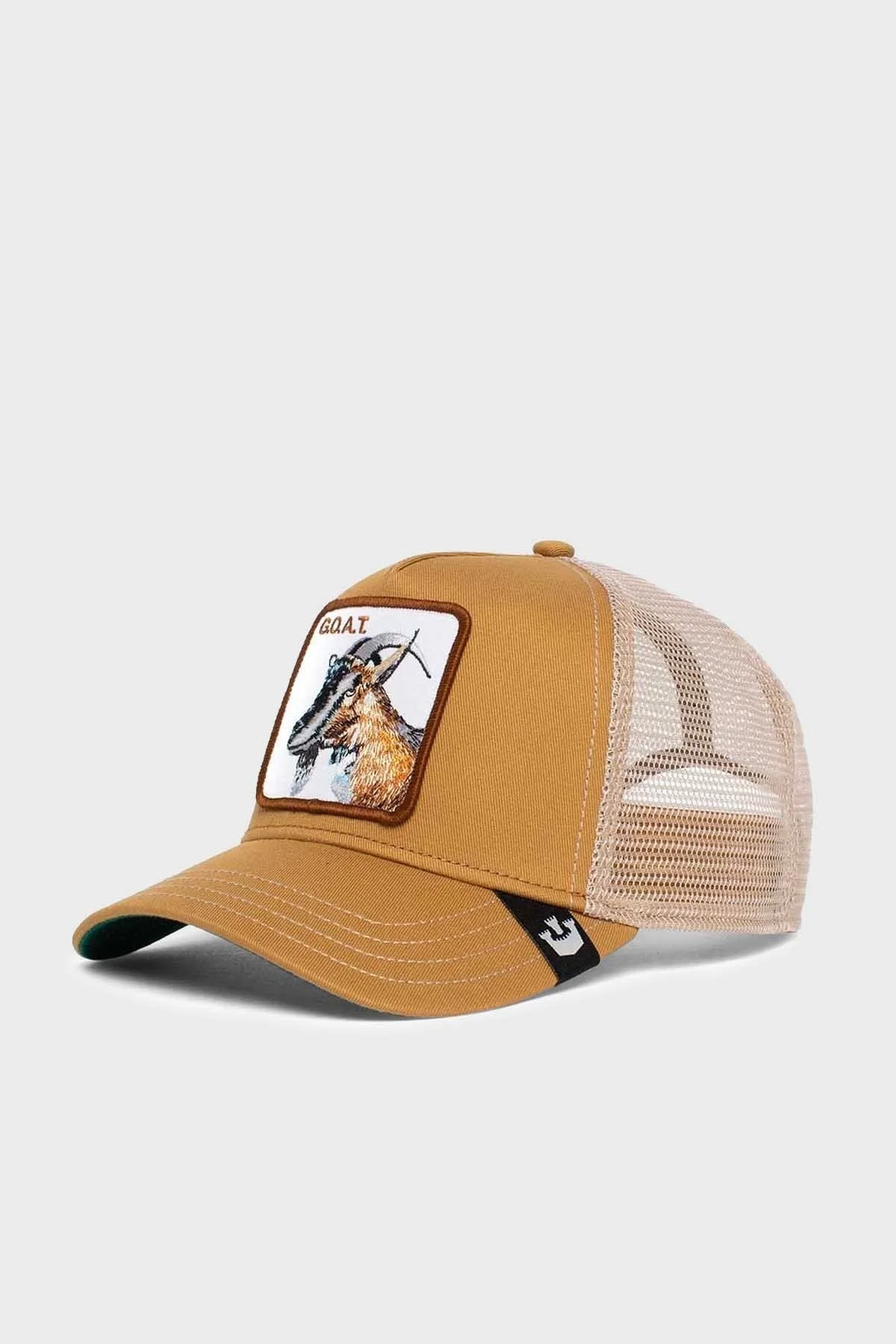 Goorin Bros The Goat Pamuklu File Detaylı Animal Desenli Unisex Şapka 1010385 CAMEL - 3