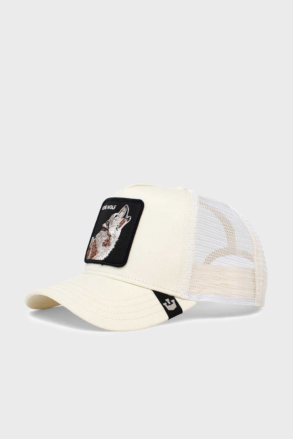 Goorin Bros 101-0389 The Lone Wolf File Detaylı Animal Desenli Unisex Şapka 1010389 BEYAZ - 7