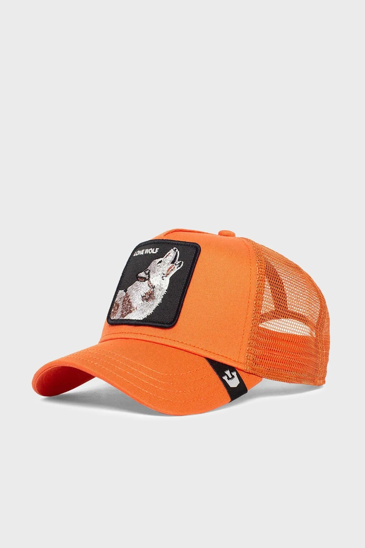 Goorin Bros The Lone Wolf Pamuklu File Detaylı Animal Desenli Unisex Şapka 1010389 TURUNCU - 2