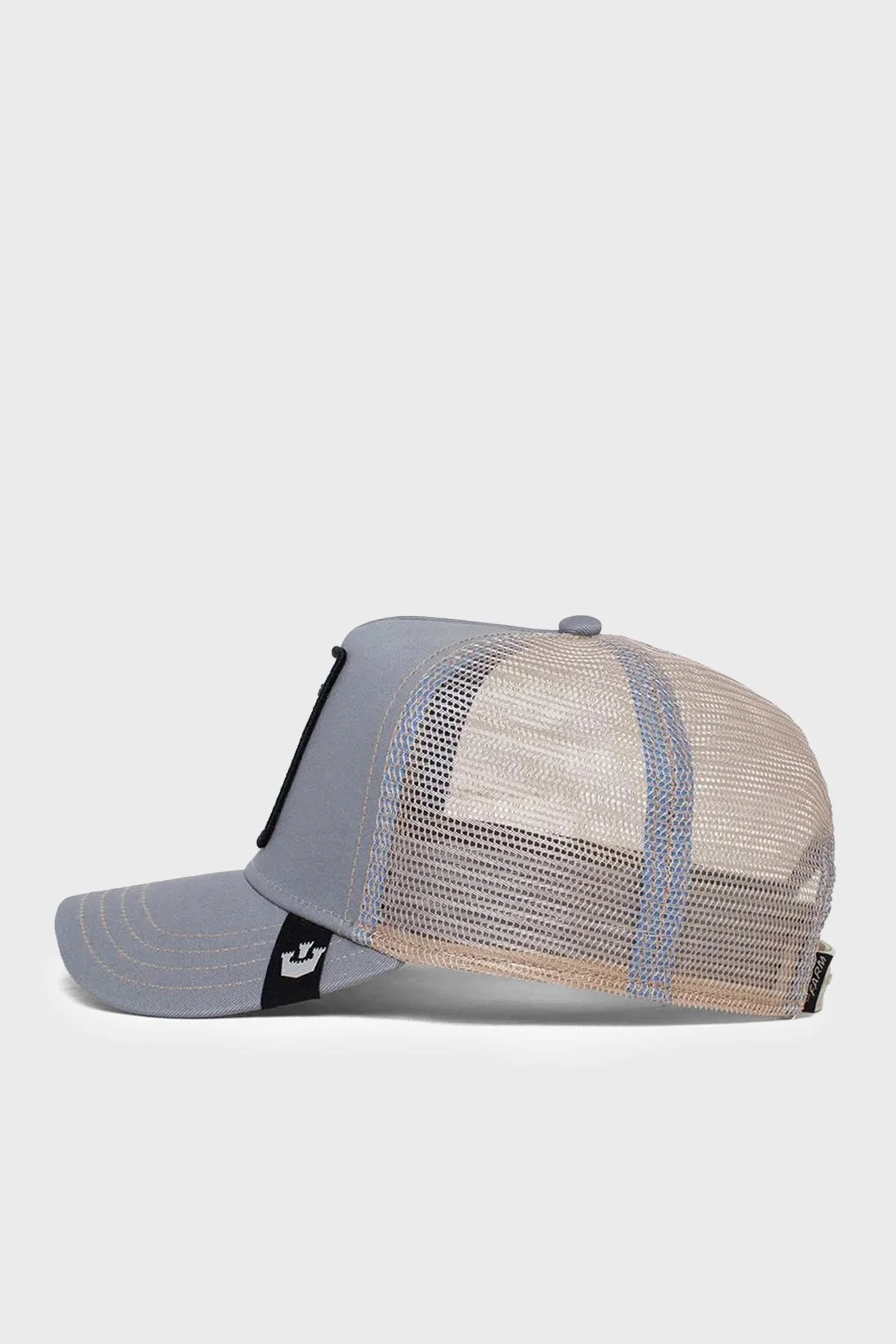 Goorin Bros The Queen Bee Pamuklu File Detaylı Animal Desenli Unisex Şapka 1010391 MAVİ - 4