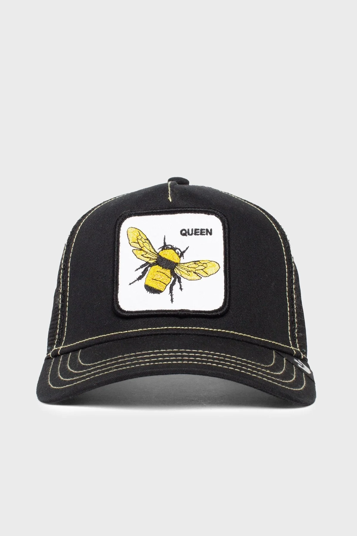 Goorin Bros The Queen Bee Pamuklu File Detaylı Animal Desenli Unisex Şapka 1010391 SİYAH - 6