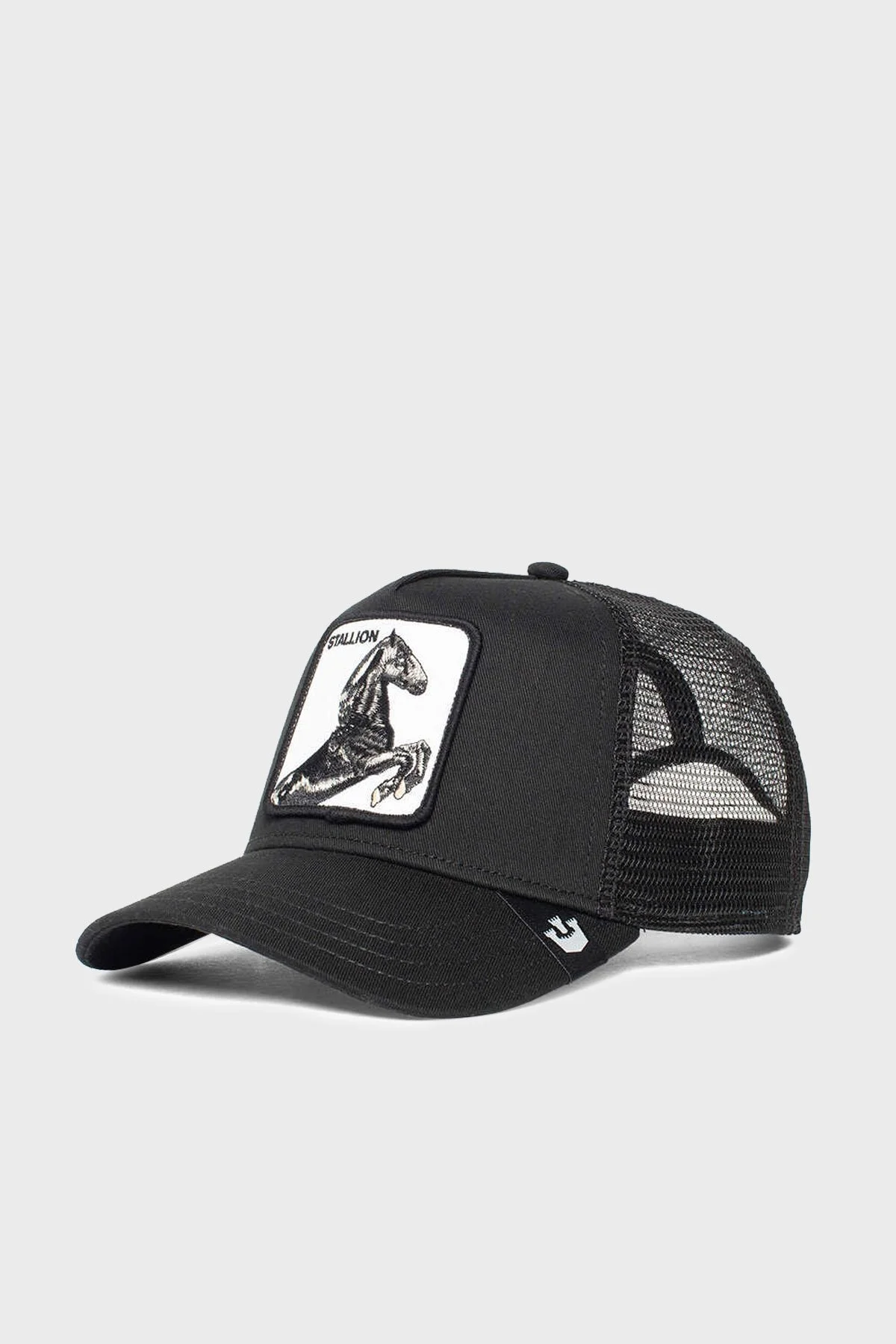 Goorin Bros 101-0393 The Stallion Pamuklu File Detaylı Animal Desenli Unisex Şapka 1010393 SİYAH - 2