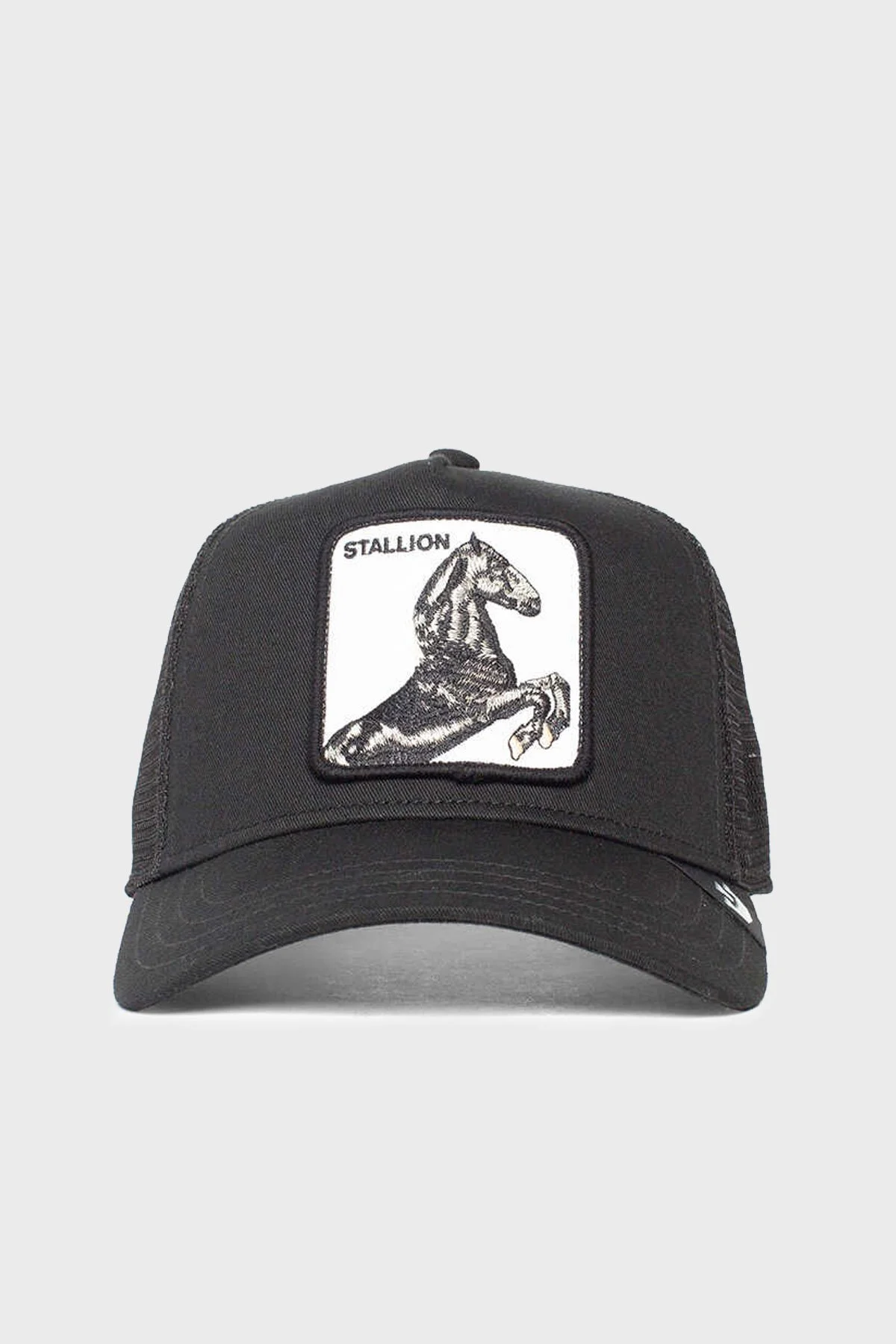 Goorin Bros 101-0393 The Stallion Pamuklu File Detaylı Animal Desenli Unisex Şapka 1010393 SİYAH - 1