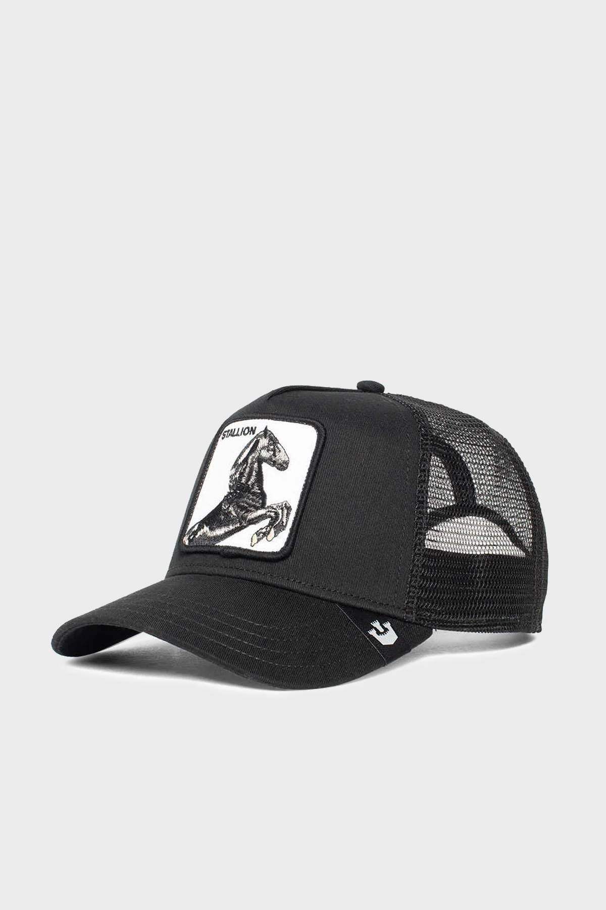 Goorin Bros 101-0393 The Stallion Pamuklu File Detaylı Animal Desenli Unisex Şapka 1010393 SİYAH - 2