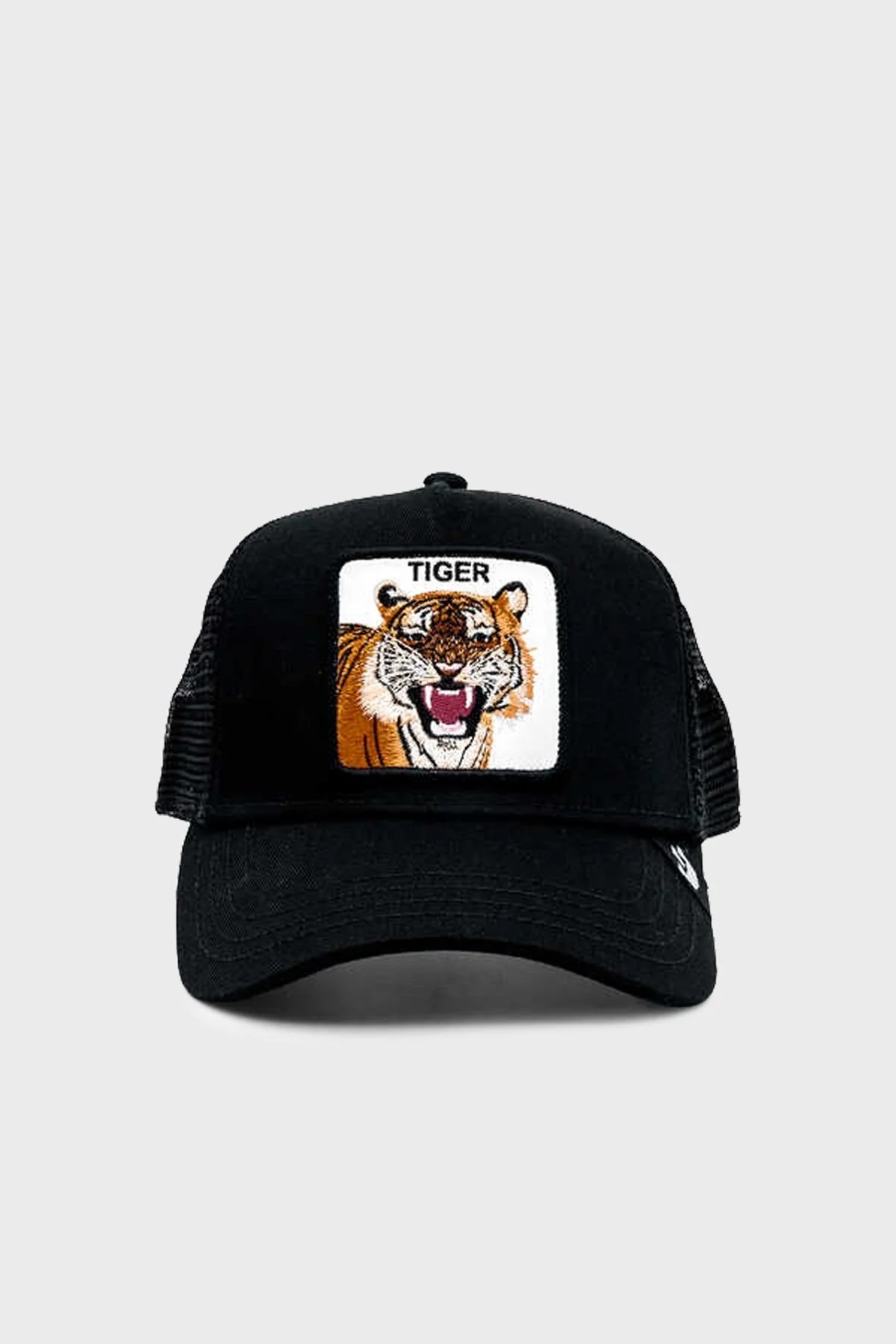 Goorin Bros The Tiger Pamuklu File Detaylı Animal Desenli Unisex Şapka 1010415 SİYAH - 1