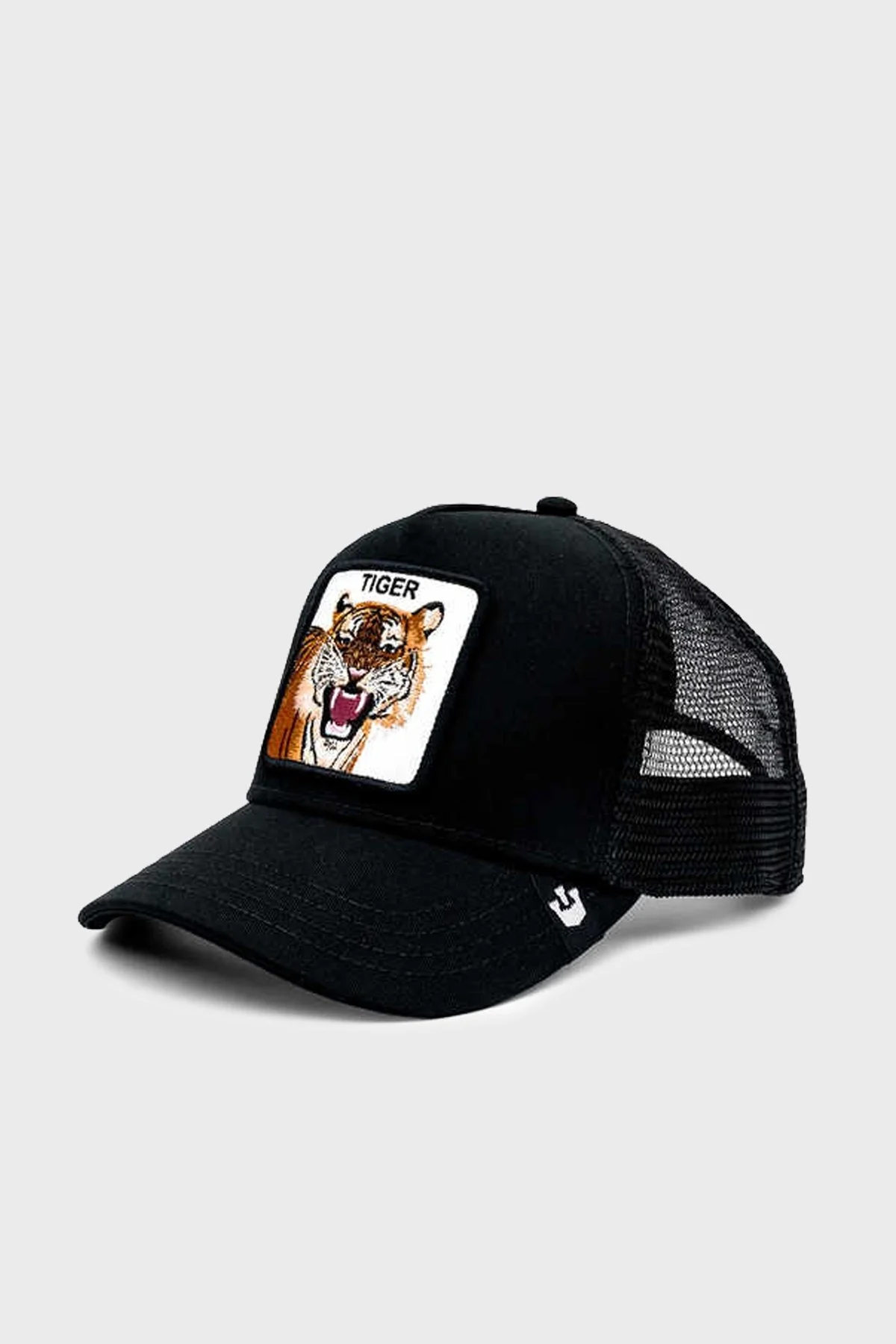 Goorin Bros The Tiger Pamuklu File Detaylı Animal Desenli Unisex Şapka 1010415 SİYAH - 2