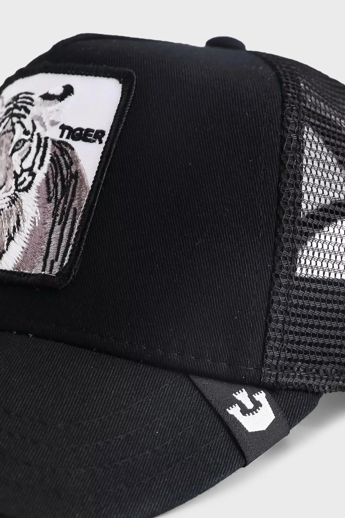 Goorin Bros 101-0392 The White Tiger Pamuklu Animal Desenli Unisex Şapka 1010392 SİYAH - 2