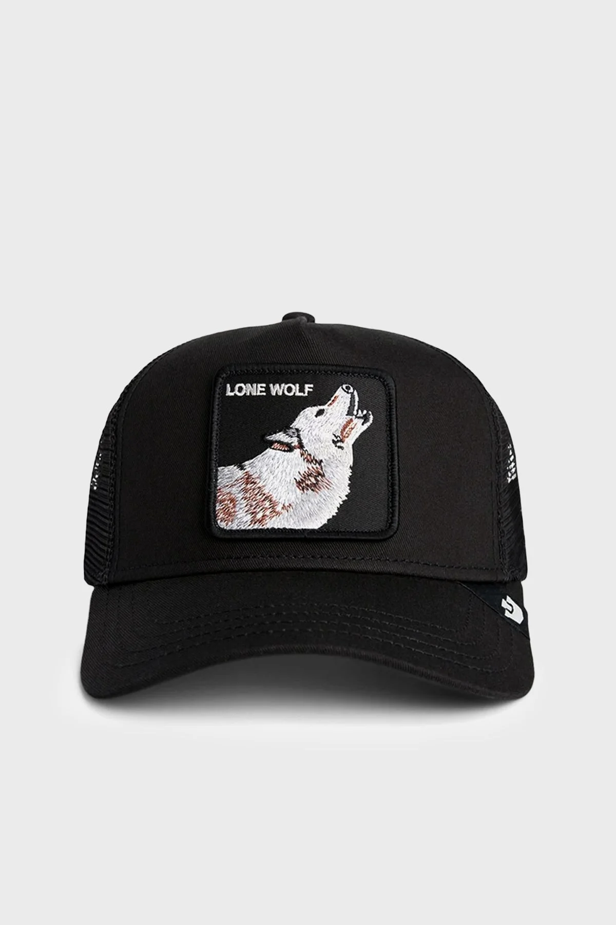 Goorin Bros Wolf Animal Figürlü File Detaylı Unisex Şapka 1012449 Siyah - 2