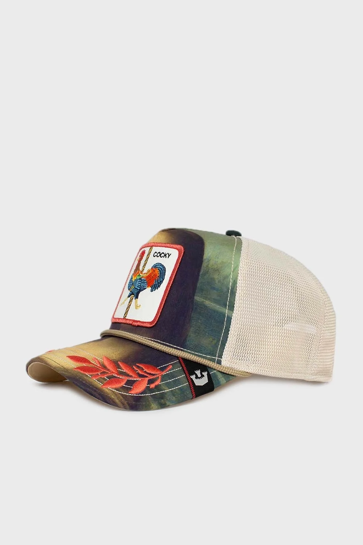 Goorin Bross Sicut Mentula File Detaylı Animal Desenli Unisex Şapka 1010308 BEJ - 7