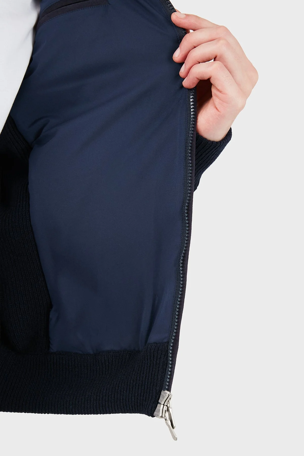 Gran Sasso Regular Fit Dik Yaka Erkek Ceket 23145 25019 598 Lacivert - 6