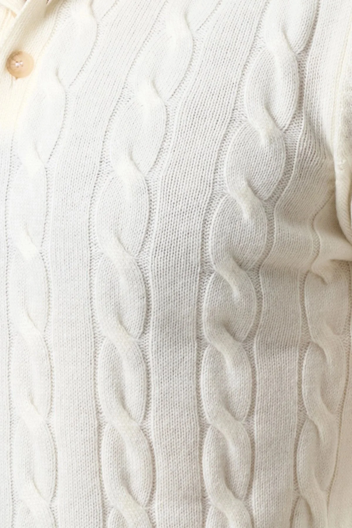 Gran Sasso Yün ve Kaşmir Karışımlı Regular Fit Erkek Polo Yaka Kazak 23172 19651 001 EKRU - 5