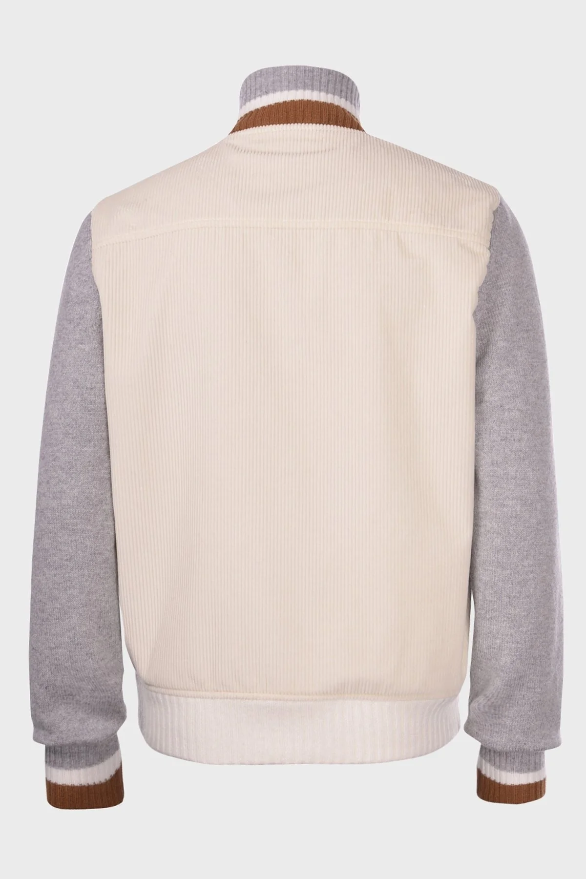 Gran Sasso Yünlü Dik Yaka Düğmeli Erkek Ceket 23108 52206 005 EKRU - 5