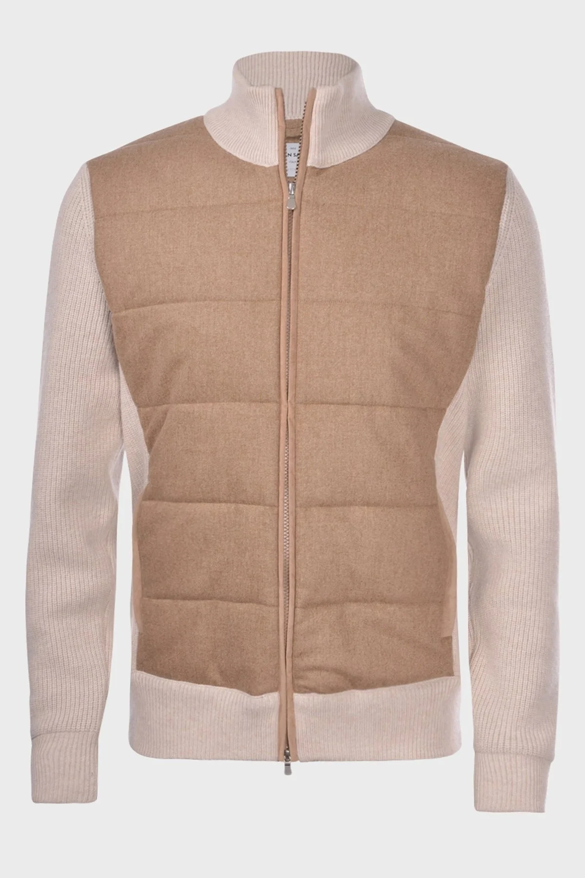 Gran Sasso Yünlü Dik Yaka Triko Erkek Mont 23145 25019 054 KAHVE - 3