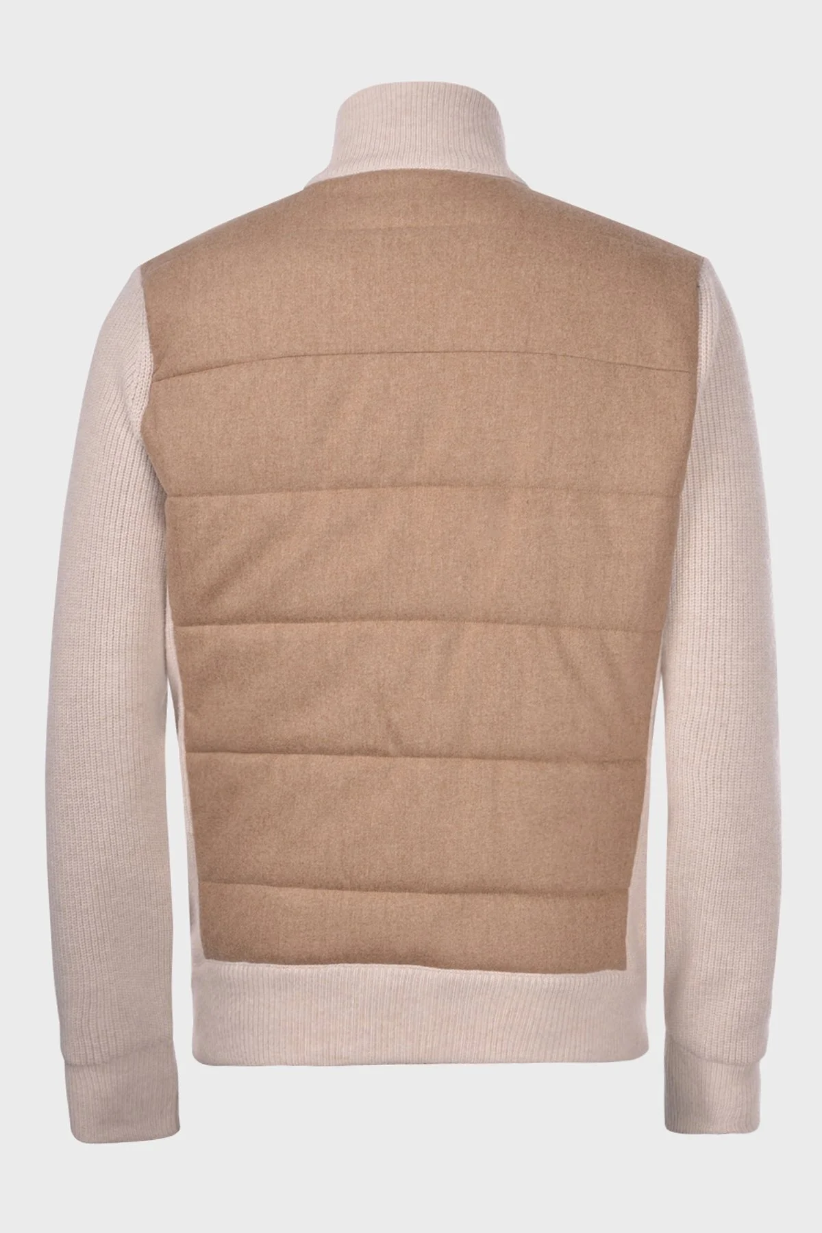 Gran Sasso Yünlü Dik Yaka Triko Erkek Mont 23145 25019 054 KAHVE - 4