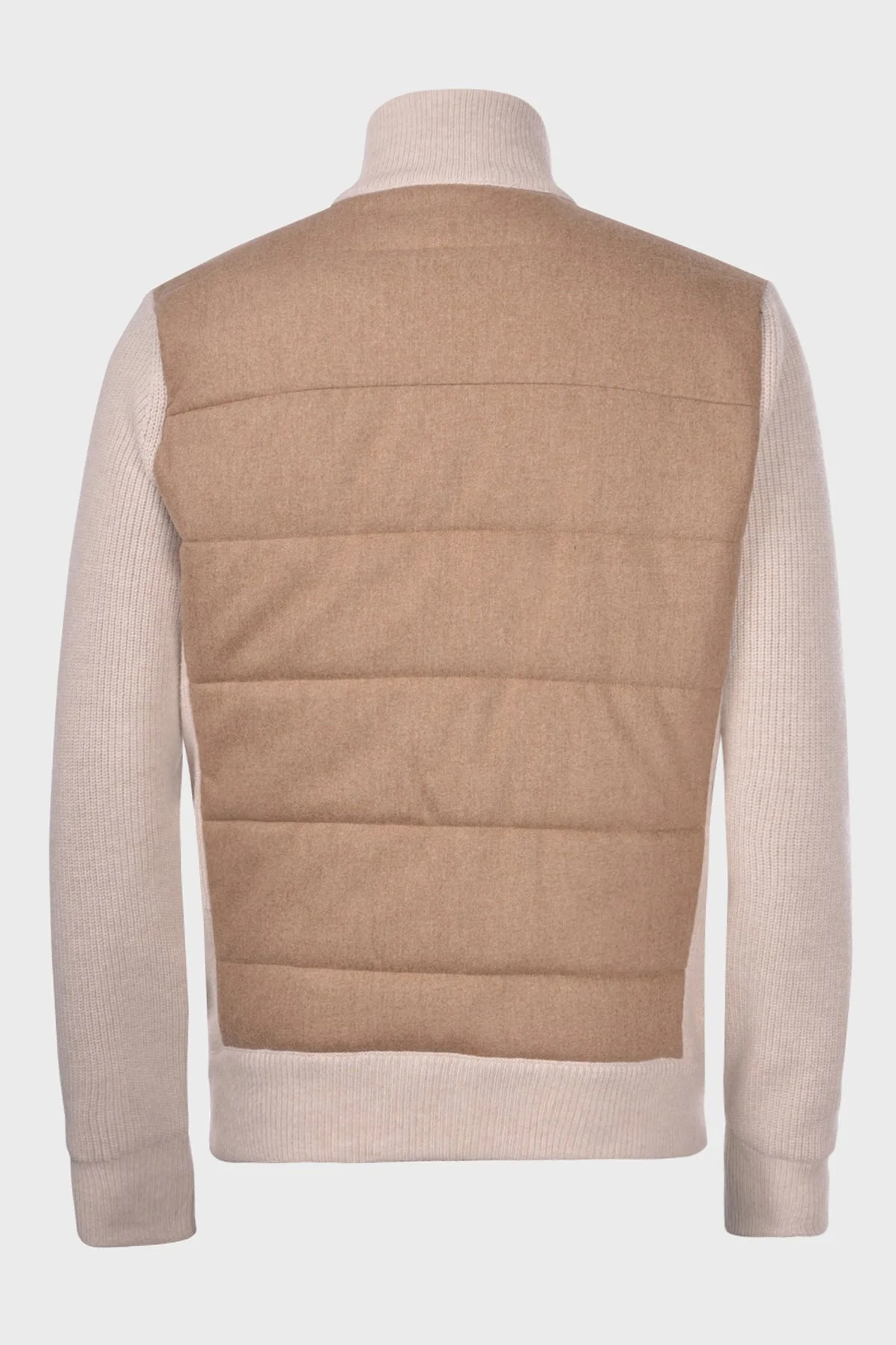Gran Sasso Yünlü Dik Yaka Triko Erkek Mont 23145 25019 054 KAHVE - 4