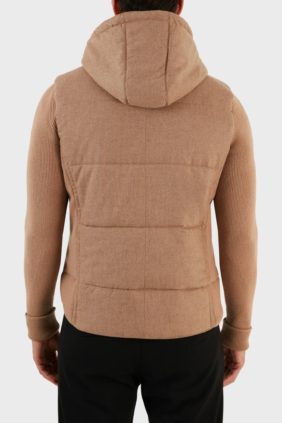 Gran Sasso Yünlü Düğmeli Çıkarılabilir Kapüşonlu Erkek Mont 23191 51303 116 BEJ - 7