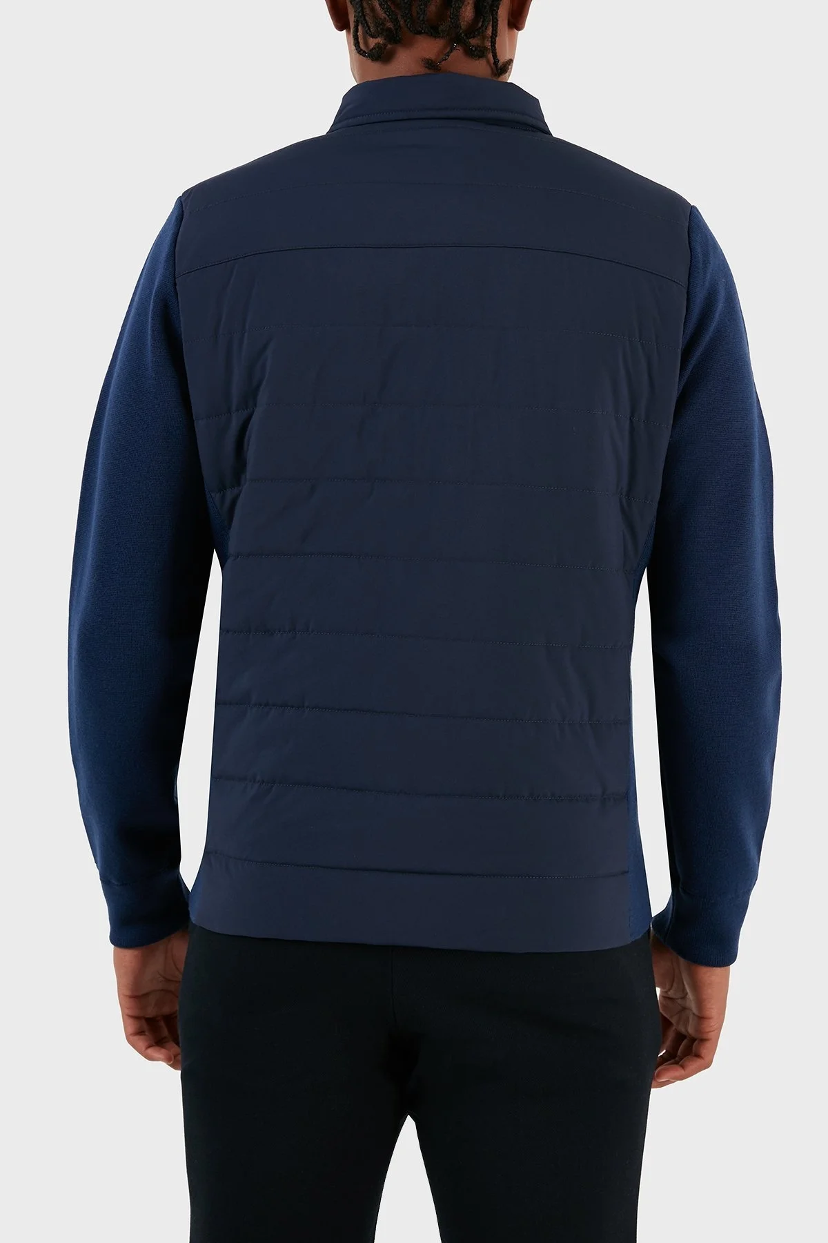 Gran Sasso Yünlü Kapitone Erkek Gömlek Ceket 57129 69315 595 LACİVERT - 3