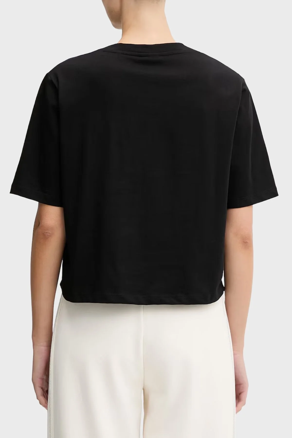 Gues Yazılı Pamuklu Regular Fit Bisiklet Yaka V6RI09I3Z14 Bayan T Shirt V6RI09 I3Z14 JBLK SİYAH - 3