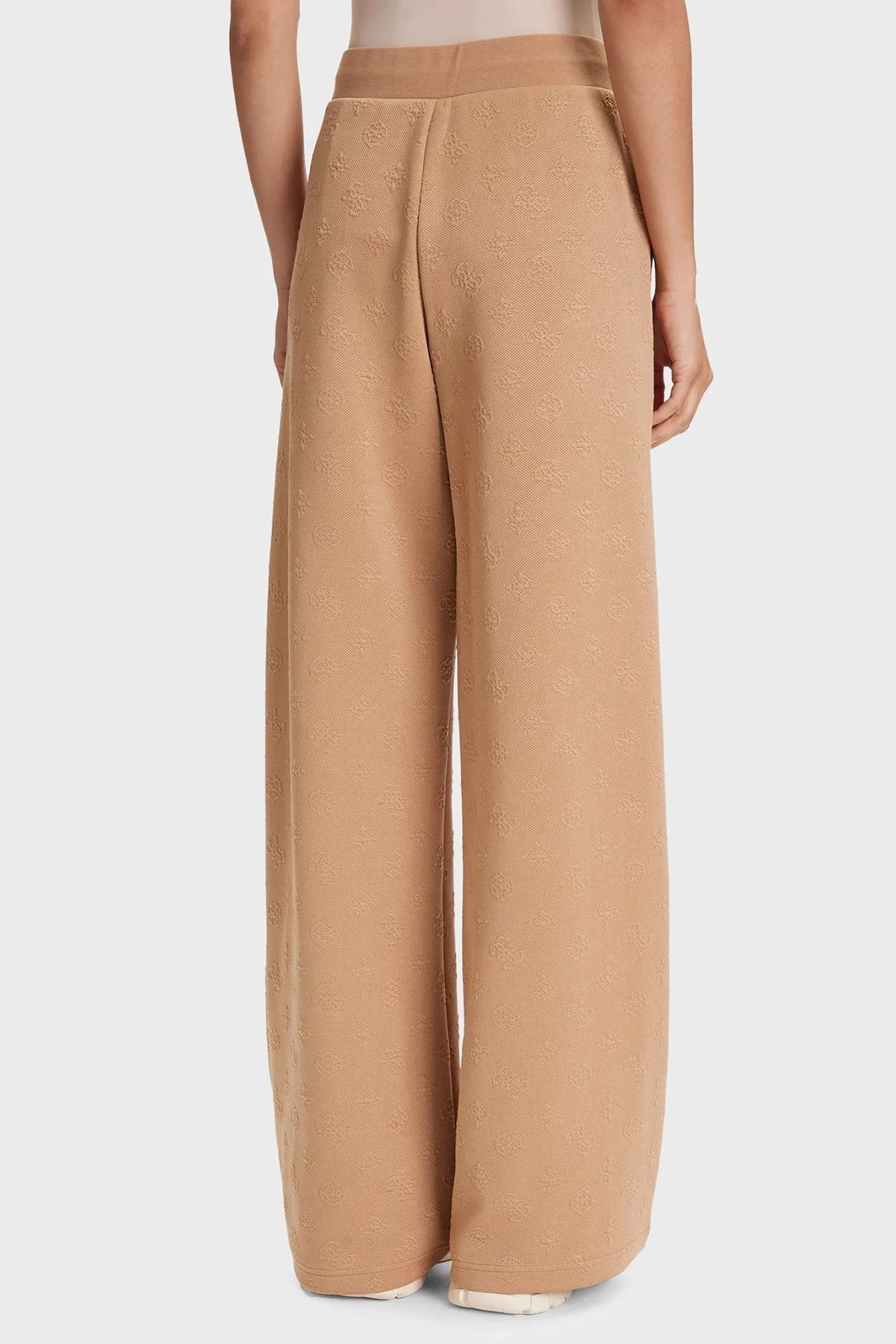 Guess 3D Peony Jakarlı Streç Pamuklu Relaxed Fit Jogger V5YB19KBSL2 Bayan Pantolon V5YB19 KBSL2 FNDQ VİZON - 3