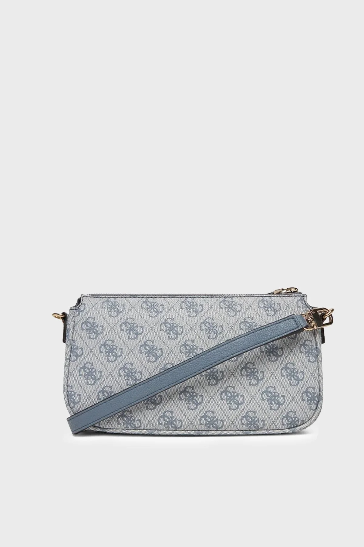 Guess 4G Logo Baskılı Çıkarılabilir Askılı Mini HWBG9672710 Kadın Çanta HWBG96 72710 BNN MAVİ - 4