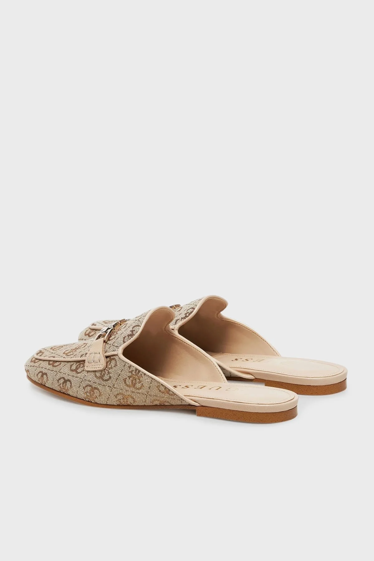 Guess 4G Logo Baskılı Önü Kapalı Kemer Detaylı FLJBO2LEL06 Bayan Terlik FLJBO2 LEL06 GOLD GOLD - 9