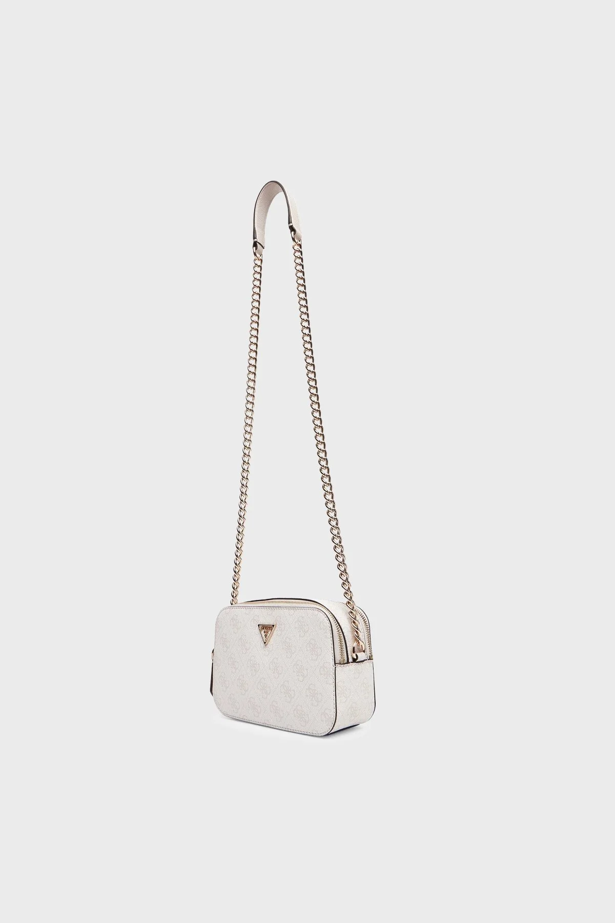 Guess 4G Logo Baskılı Zincir Askılı HWBG9672140 Kadın Çanta HWBG96 72140 BNN MAVİ - 5