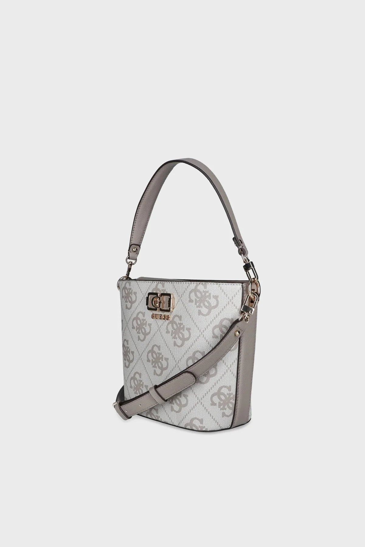 Guess 4G Logolu Çıkarılabilir Askılı HWOS9901010 Bayan Çanta HWOS99 01010 DKO BEJ - 3