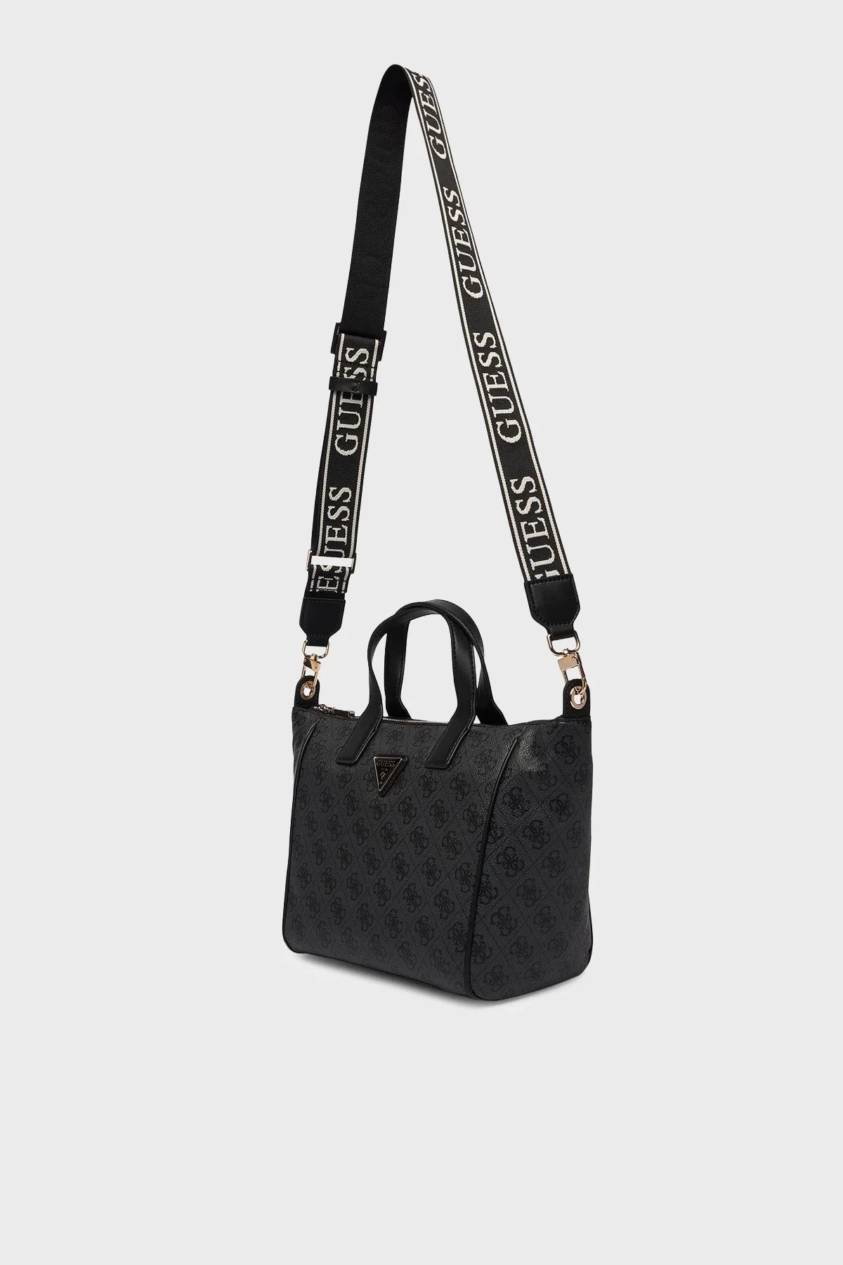 Guess 4G Logolu Çıkarılabilir Askılı TWLB9676019 Bayan Çanta TWLB96 76019 CLO ANTRASİT - 3