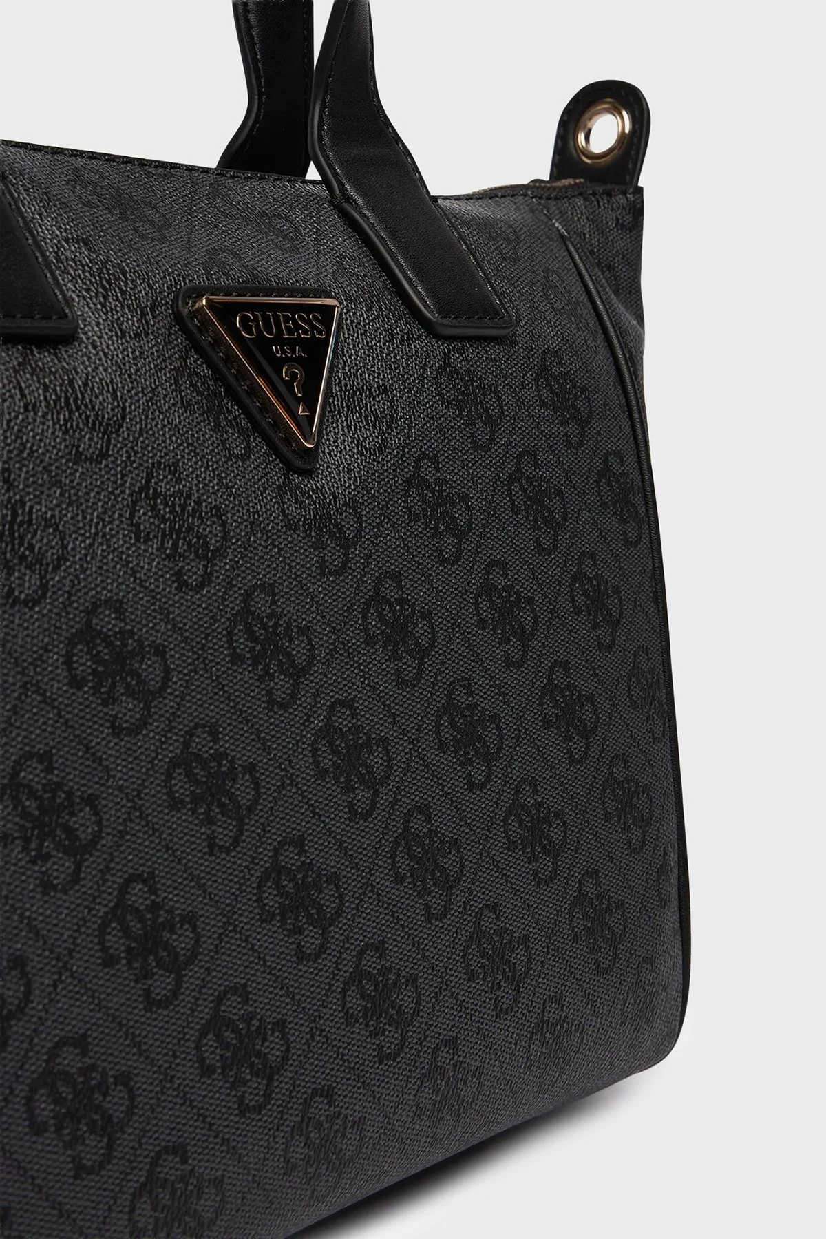 Guess 4G Logolu Çıkarılabilir Askılı TWLB9676019 Bayan Çanta TWLB96 76019 CLO ANTRASİT - 6