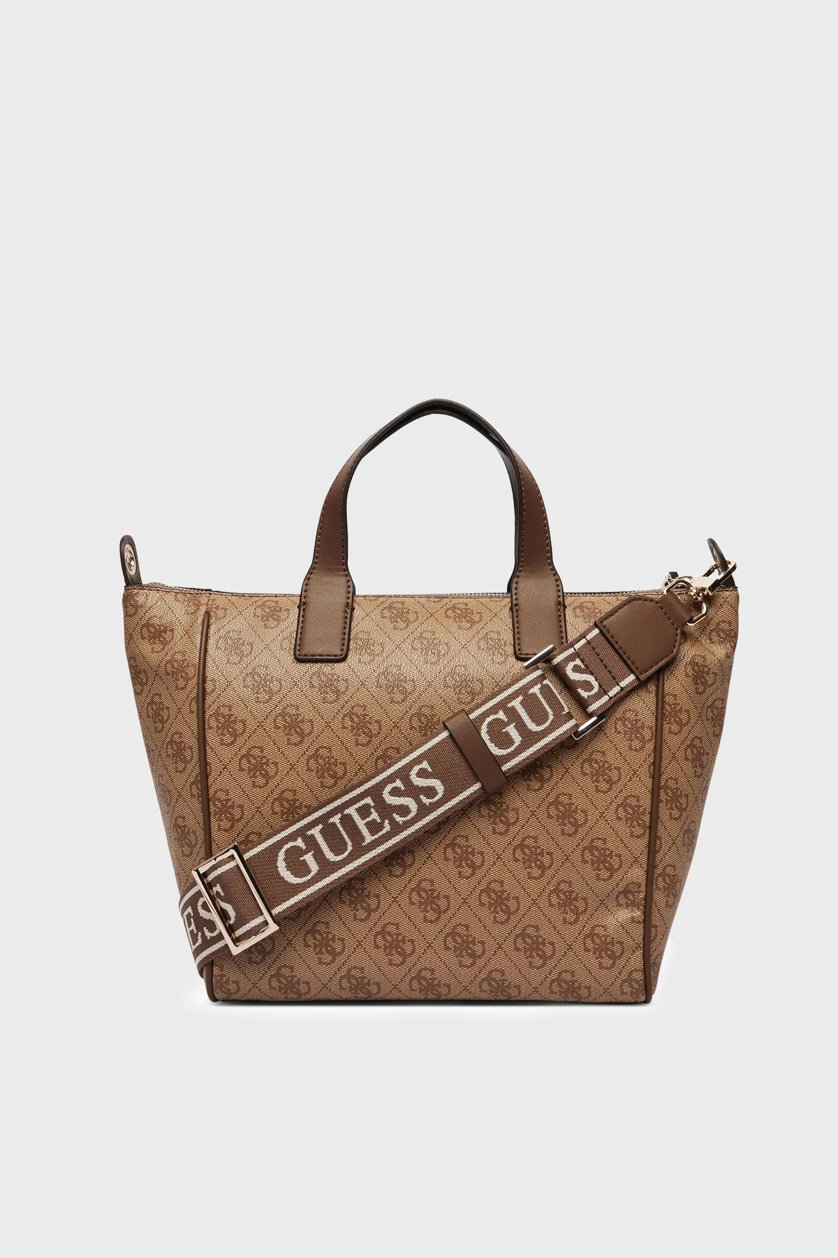 Guess 4G Logolu Çıkarılabilir Askılı TWLB9676019 Bayan Çanta TWLB96 76019 LTL KAHVERENGİ - 3