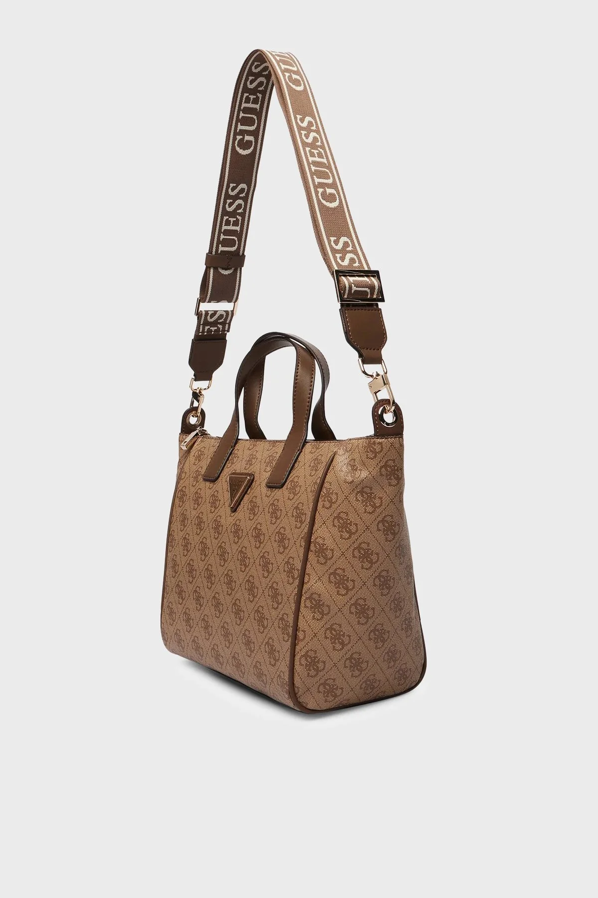 Guess 4G Logolu Çıkarılabilir Askılı TWLB9676019 Bayan Çanta TWLB96 76019 LTL KAHVERENGİ - 4