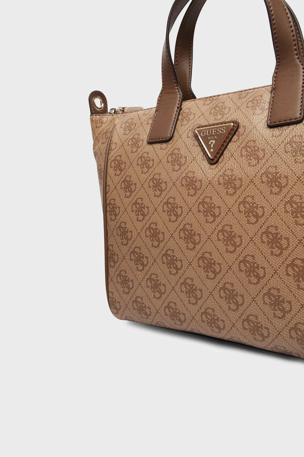 Guess 4G Logolu Çıkarılabilir Askılı TWLB9676019 Bayan Çanta TWLB96 76019 LTL KAHVERENGİ - 6