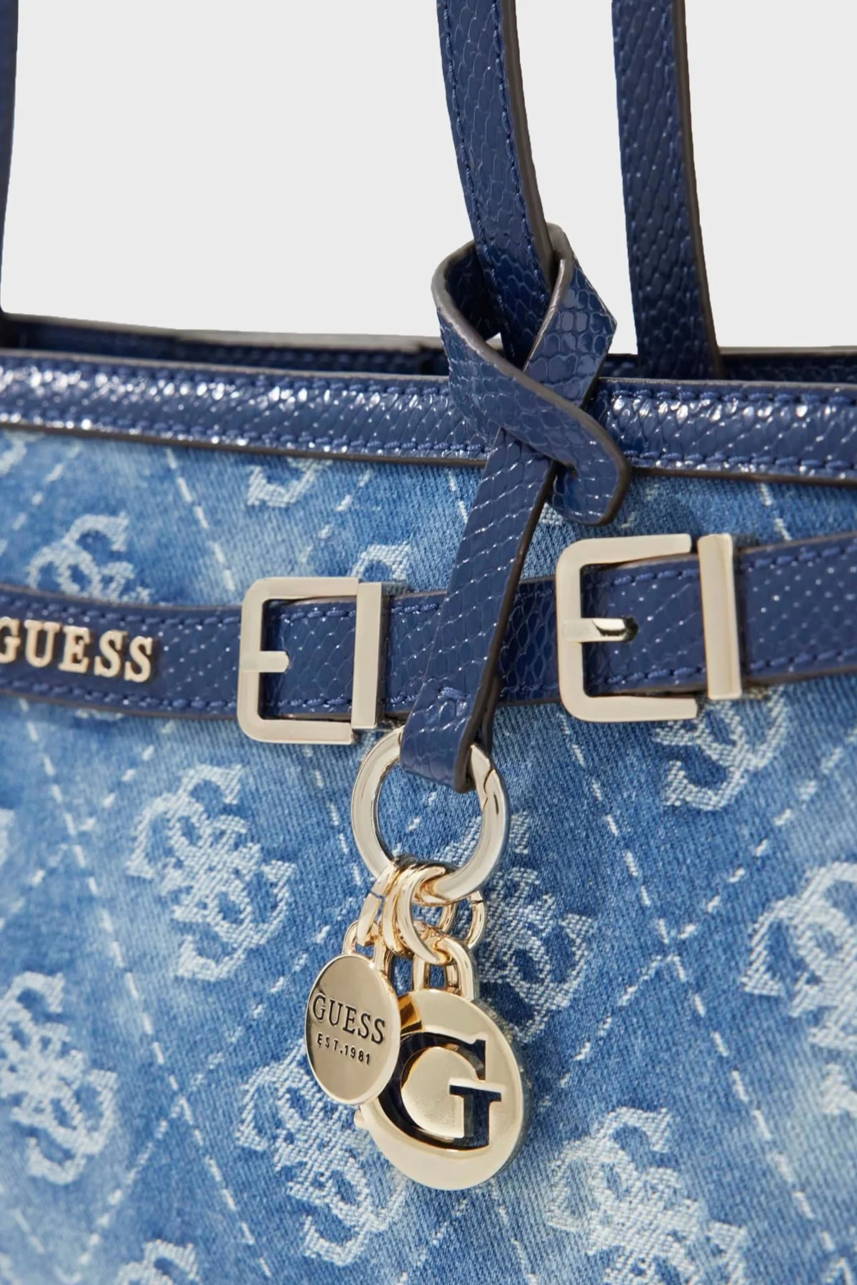 Guess 4G Logolu Omuz Askılı HWDG9909190 Bayan Çanta HWDG99 09190 DLP LACİVERT - 6