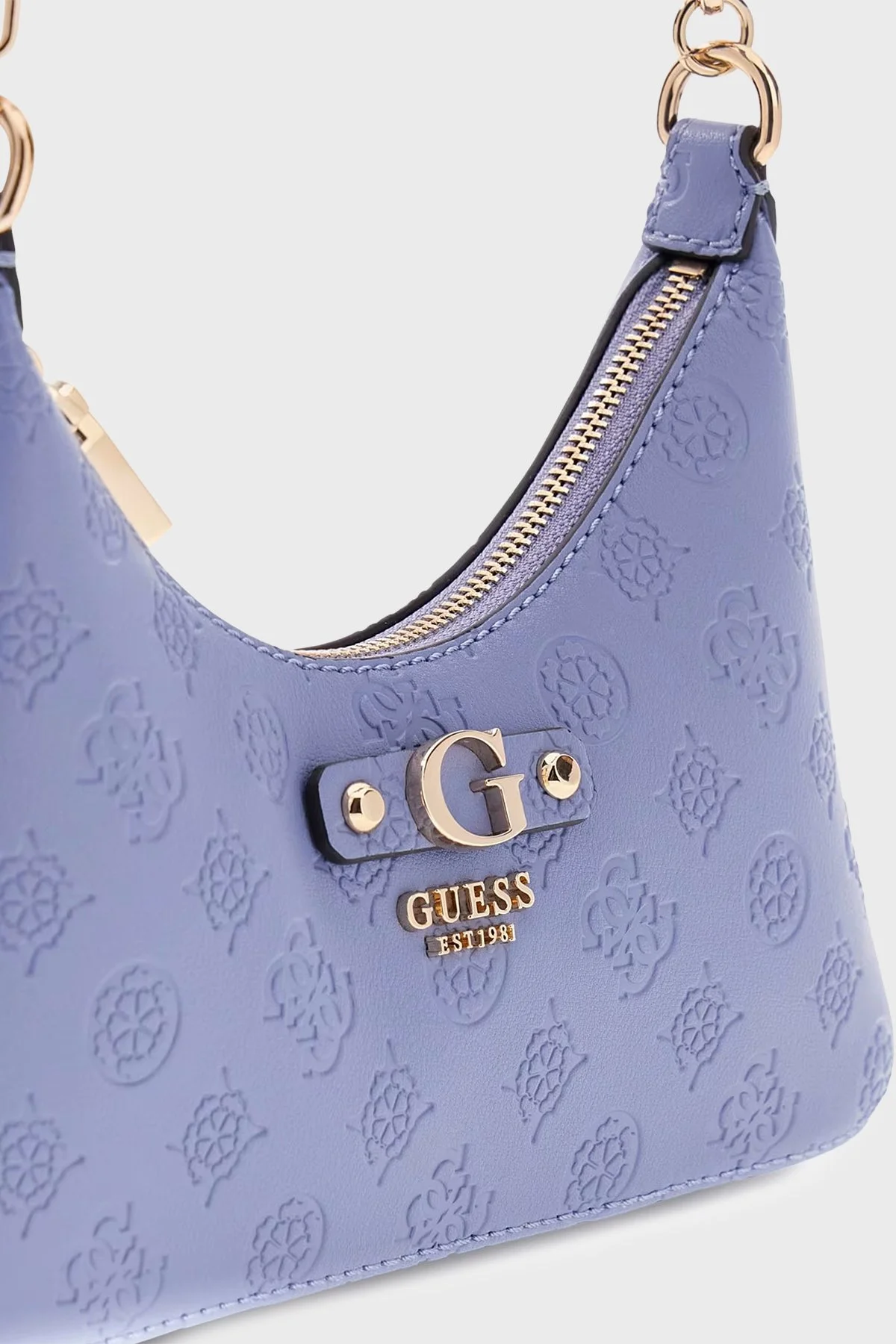 Guess 4G Logolu Omuz Askılı HWPD7602180 Bayan Çanta HWPD76 02180 GBL LİLA - 5