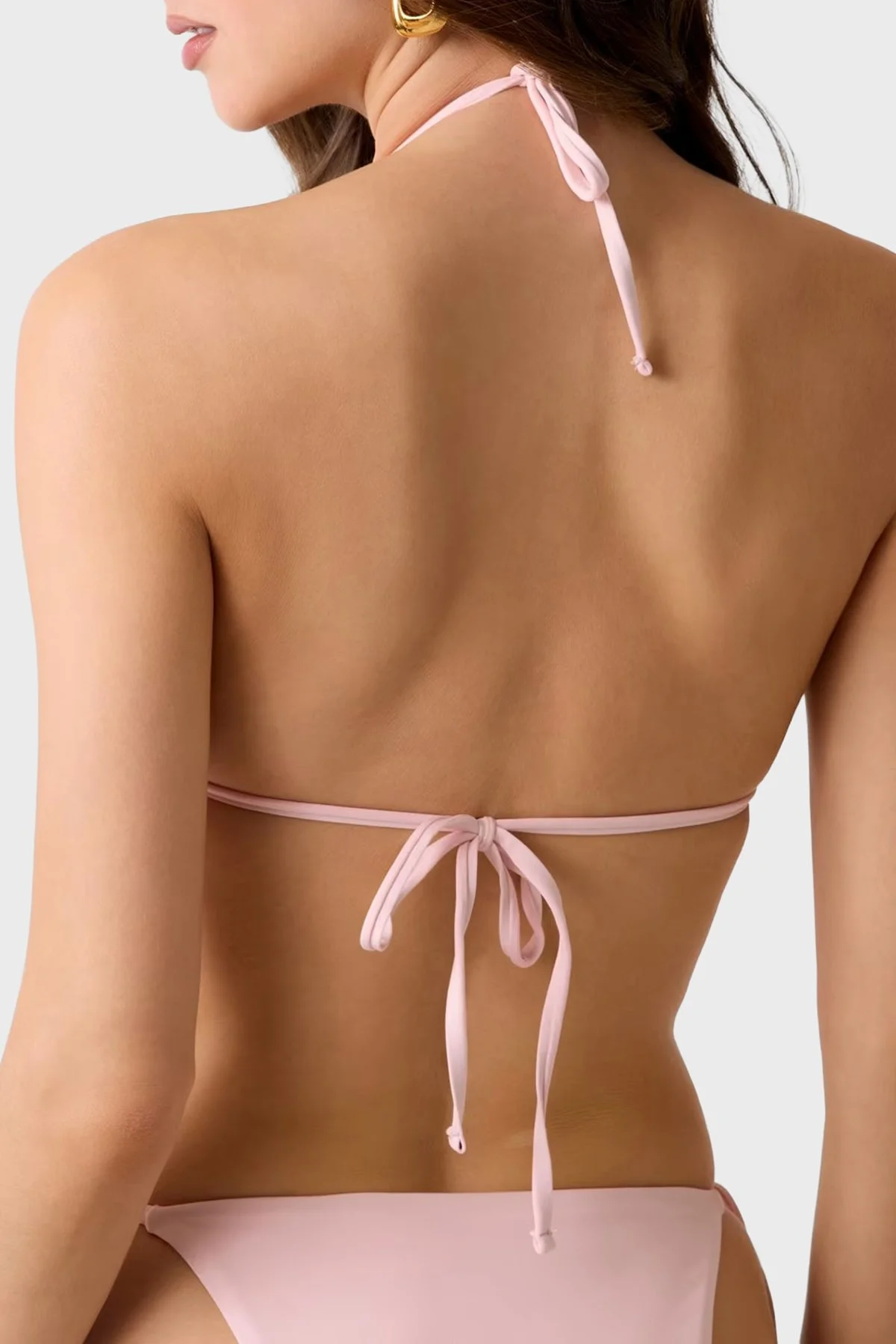 Guess 4G Logolu Üçgen Bikini Üst E6GJ24KCUO2 Bayan Bikini Altı E6GJ24 KCUO2 G65Q Pembe - 3