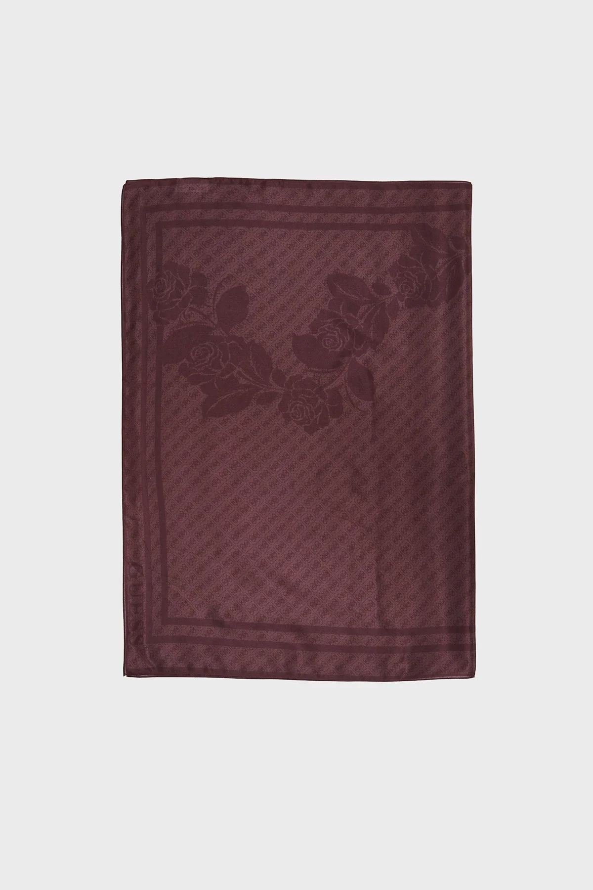 Guess 70x200 cm AW5750SIL03 Kadın Şal AW5750 SIL03 BUR Bordo - 1