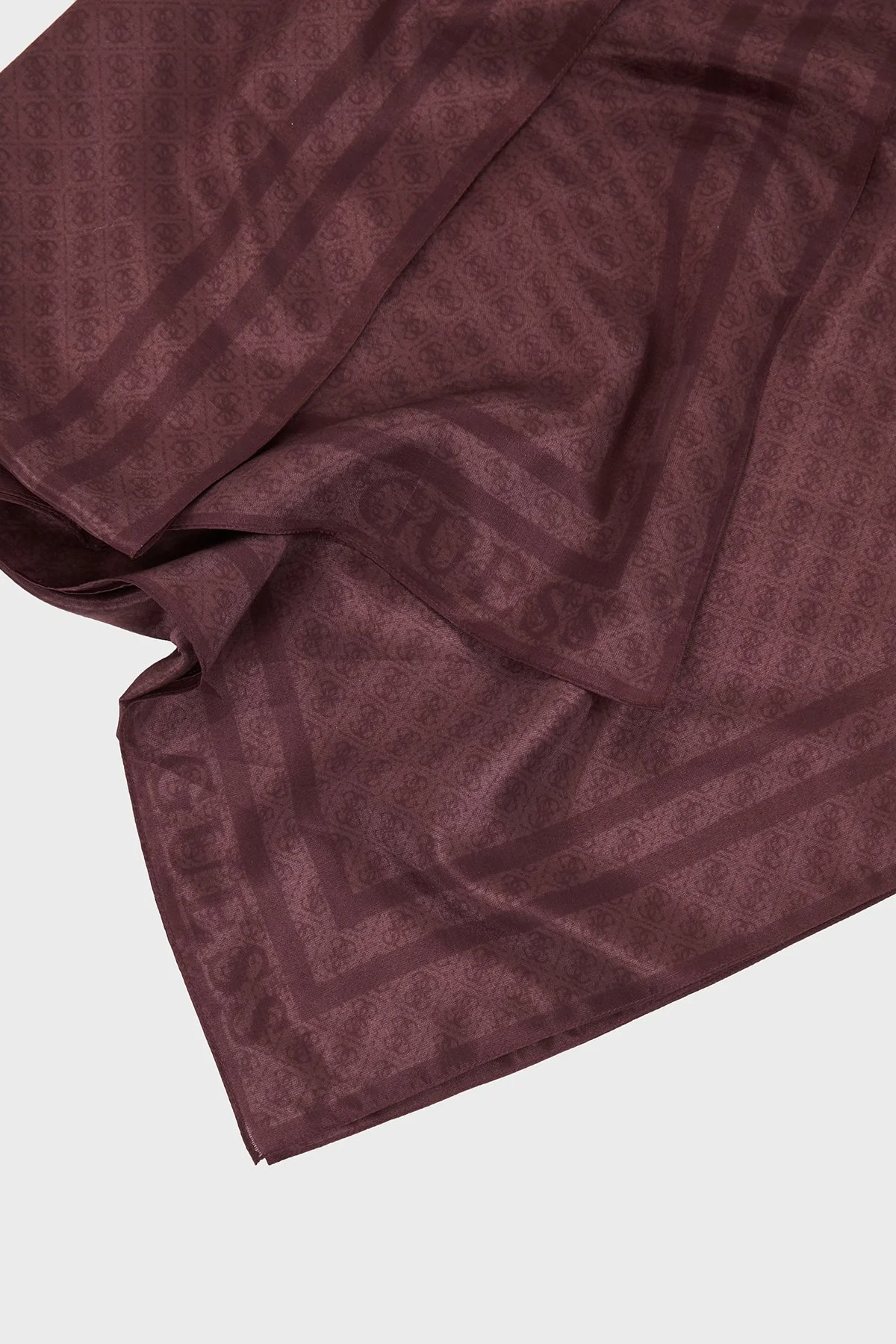 Guess 70x200 cm AW5750SIL03 Kadın Şal AW5750 SIL03 BUR Bordo - 3