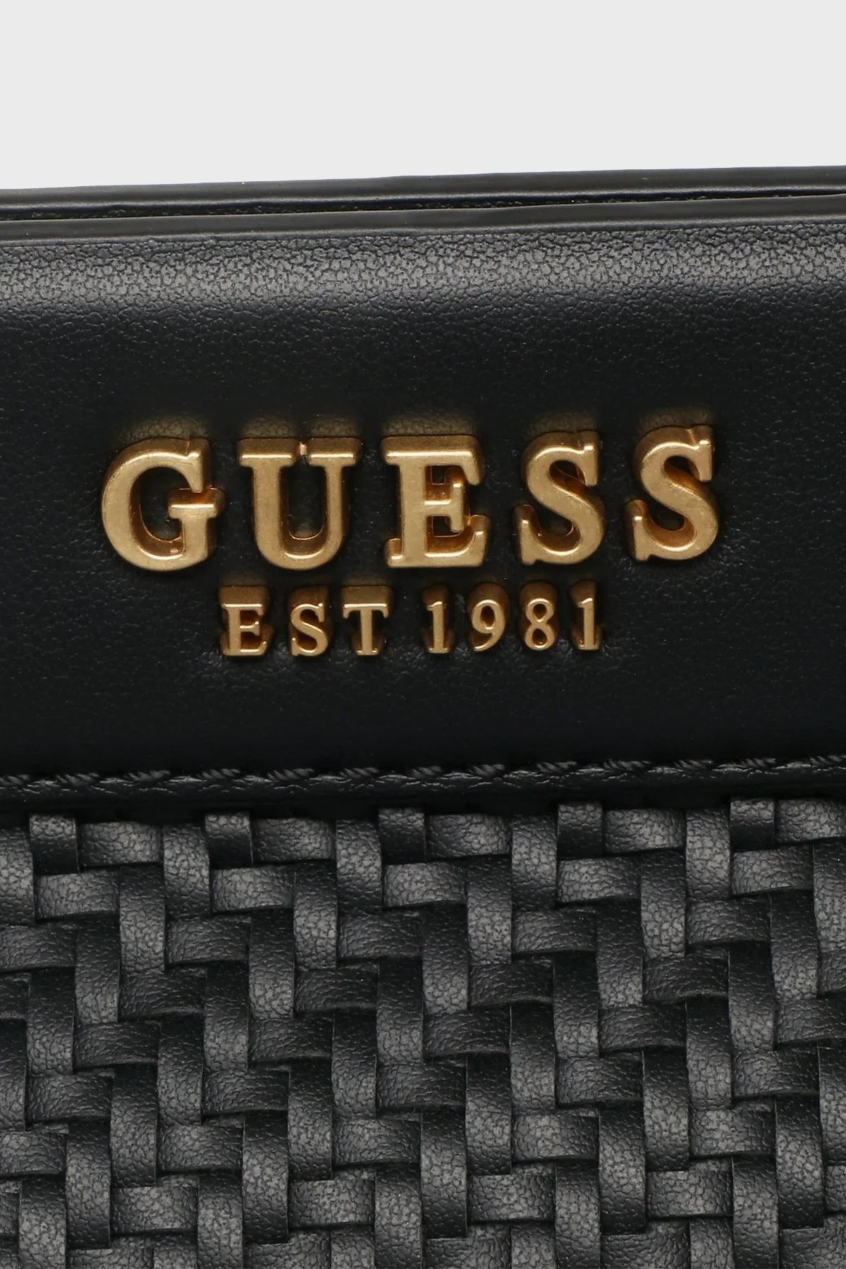 Guess Abey Çıkarılabilir Omuz Askılı Örgü Clutch Bayan Çanta HWWA8558170 BLA SİYAH - 3