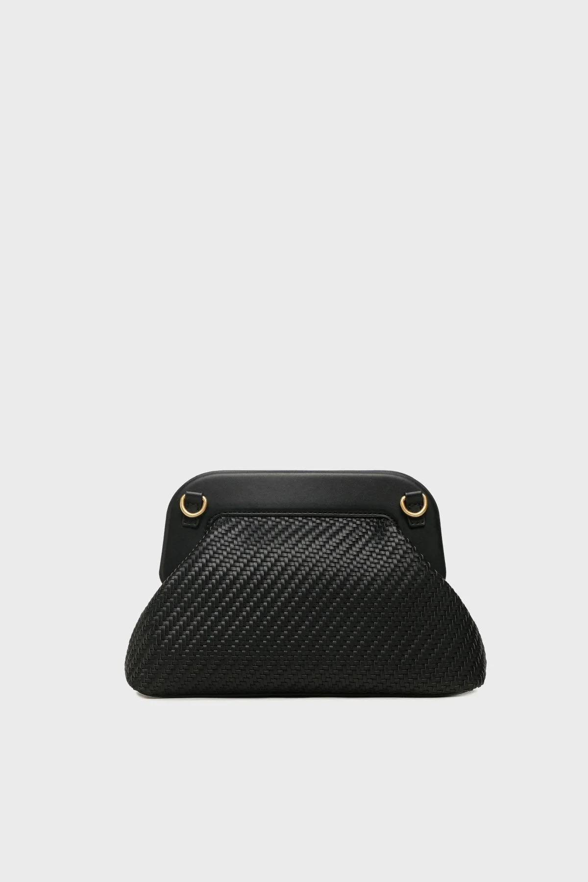 Guess Abey Çıkarılabilir Omuz Askılı Örgü Clutch Bayan Çanta HWWA8558170 BLA SİYAH - 4