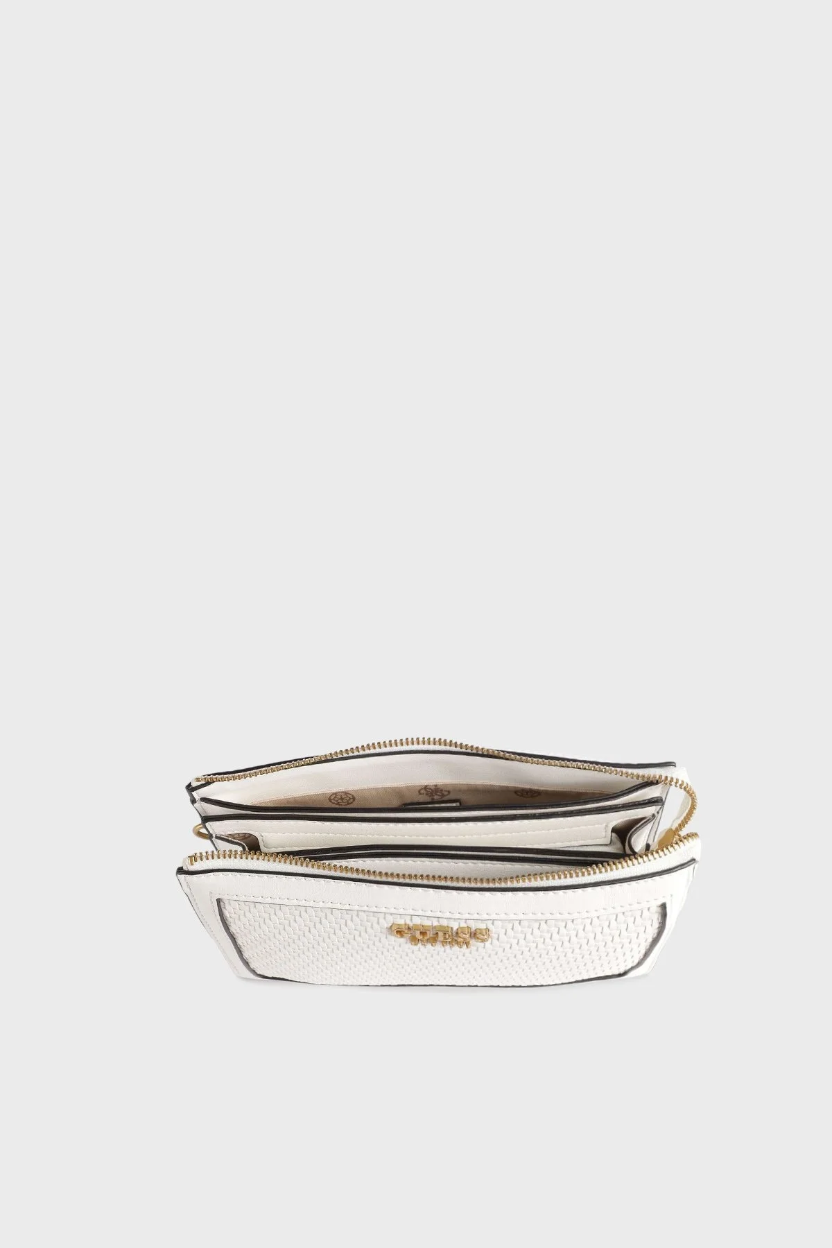 Guess Abey Fermuarlı Zincirli Omuz Askılı Bayan Çanta HWWA8558730 WHI BEYAZ - 3