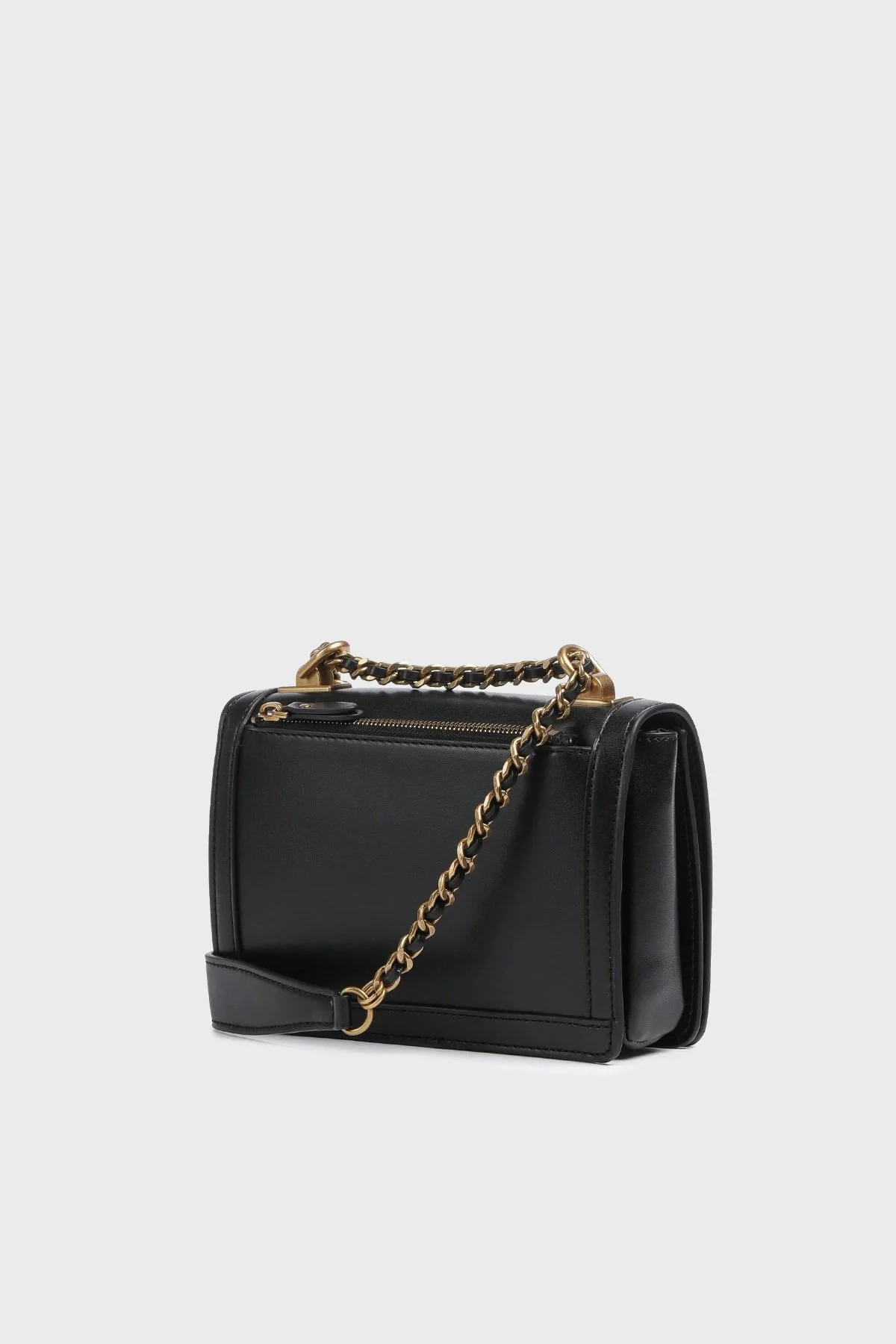 Guess Abey Logo Desenli Ayrılabilir Kolye Detaylı Omuz Askılı Çapraz Bayan Çanta HWVB8558190 BLA SİYAH - 3