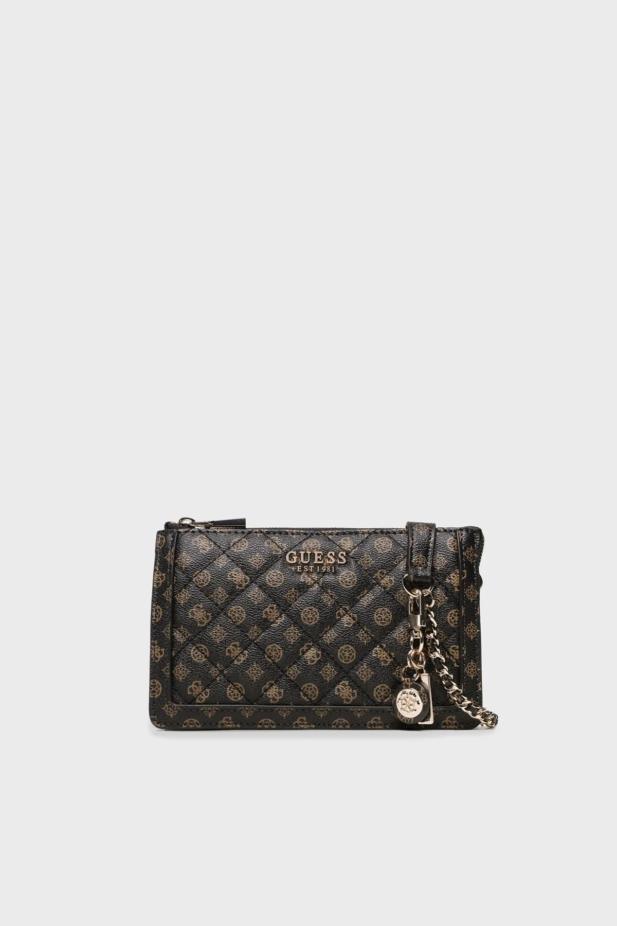 Guess Abey Logolu Çıkarılabilir Omuz Askılı Bayan Çanta HWPG8558730 MLO SİYAH - 1