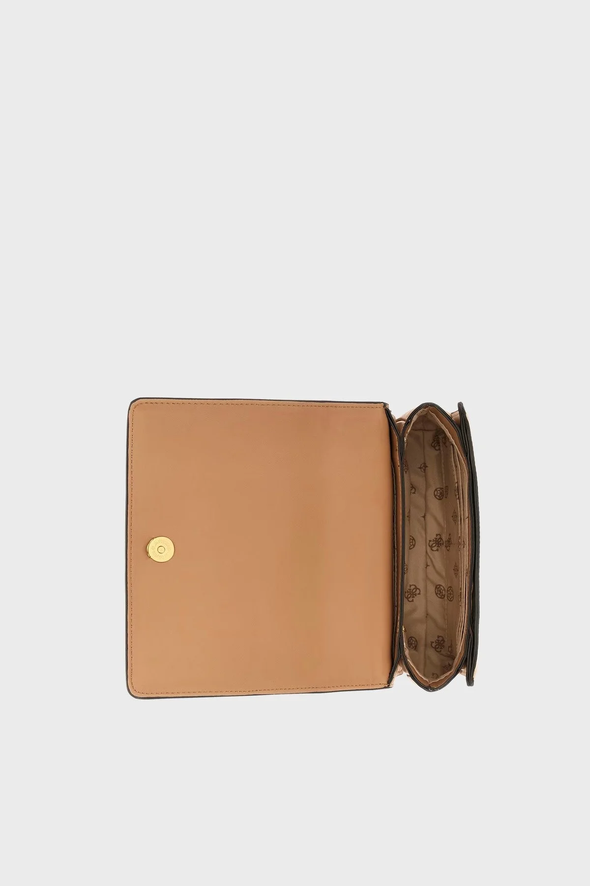 Guess Abey Logolu Zincir Askı Detaylı Örgü Bayan Çanta HWWW8558190 CGW KAHVE - 4