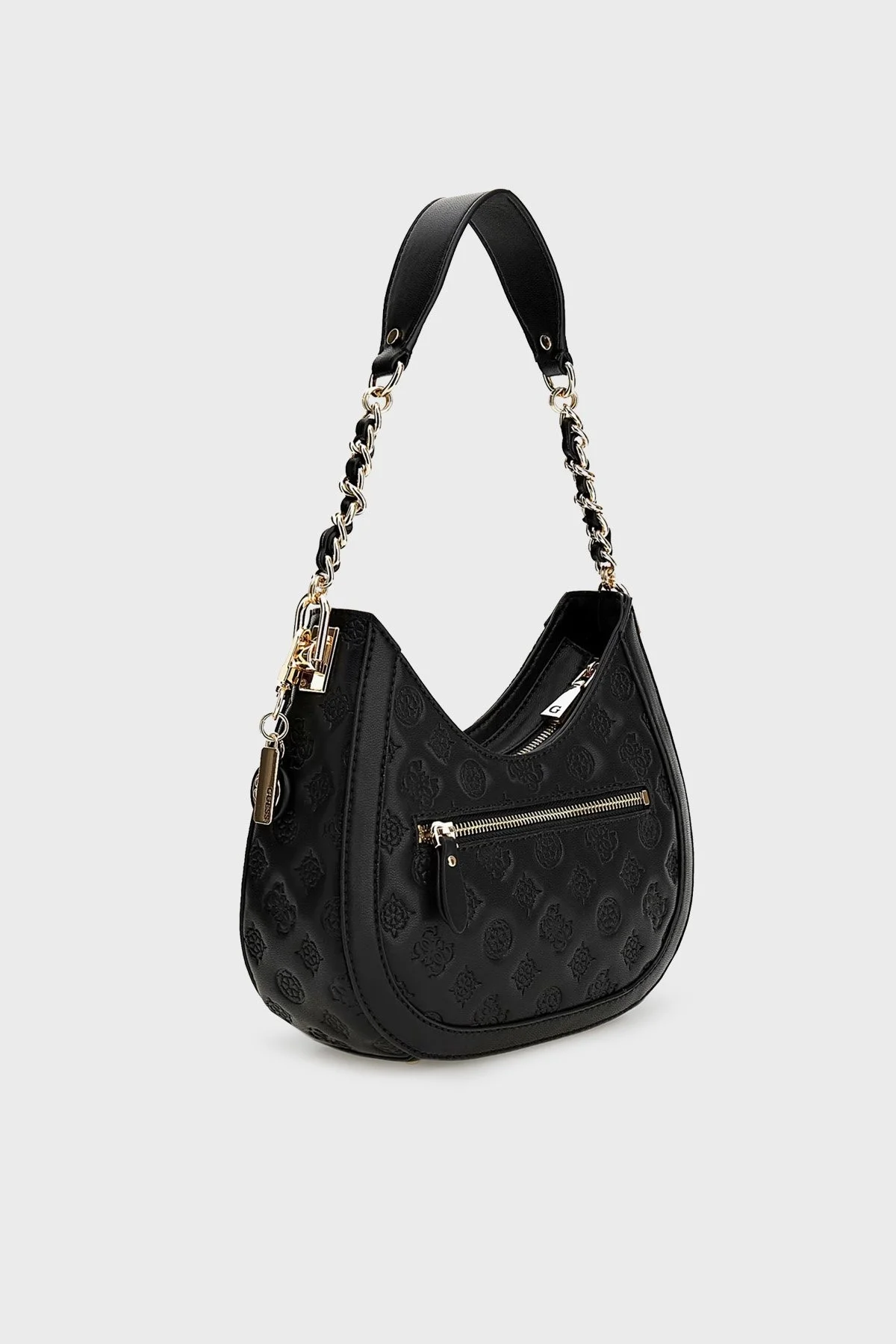 Guess Abey Logolu Zincir Askılı Bayan Çanta HWPD8558010 BLA SİYAH - 3