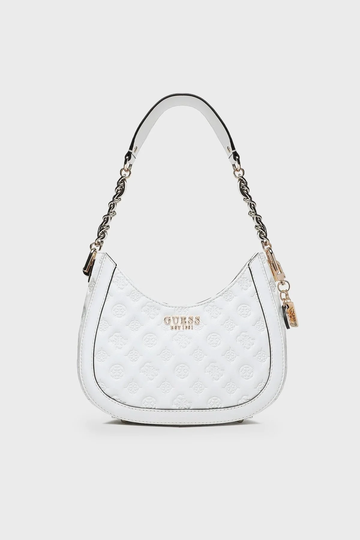 Guess Abey Logolu Zincir Askılı Bayan Çanta HWPD8558010 WHI BEYAZ - 1